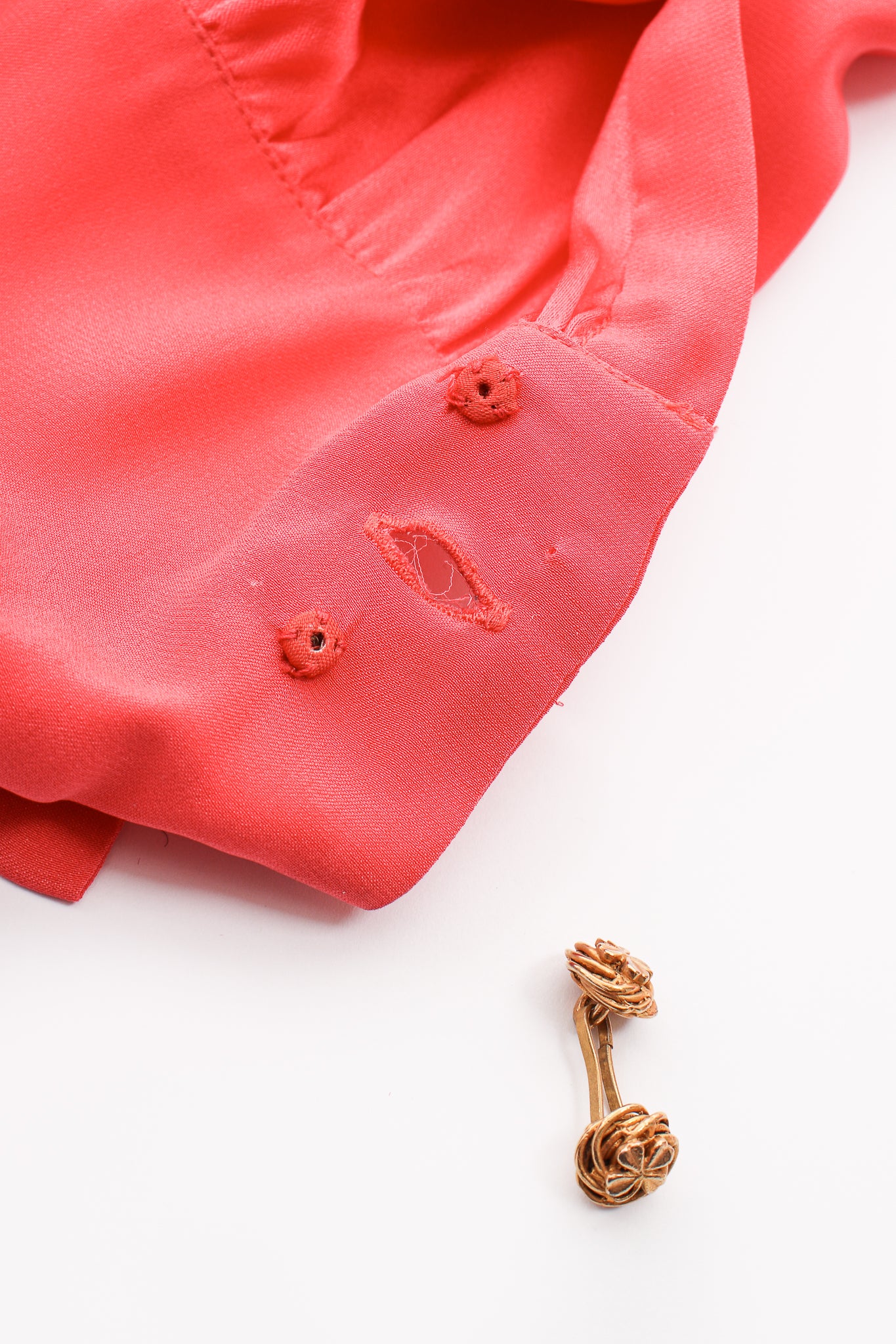 Silk Tie Neck Shirt - Image 11