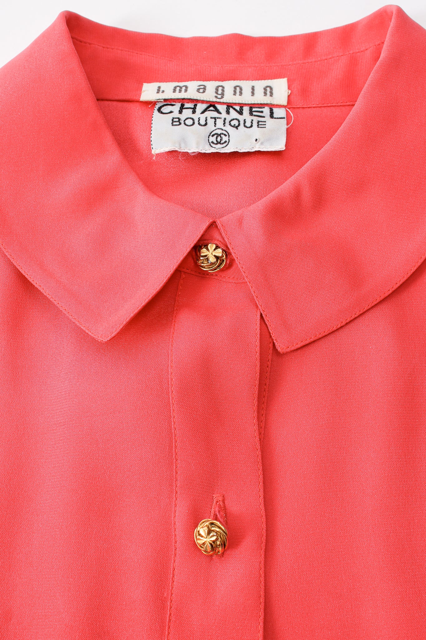 Silk Tie Neck Shirt - Image 12