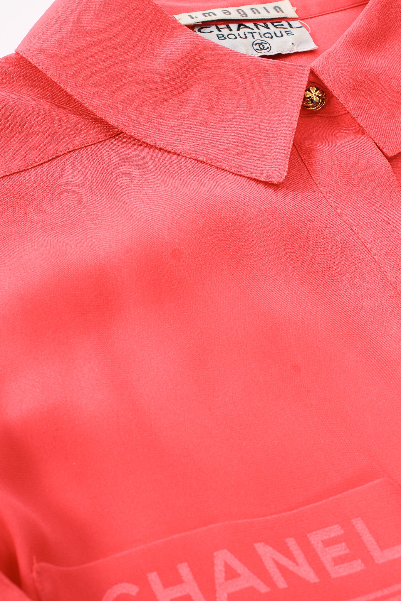 Silk Tie Neck Shirt - Image 17