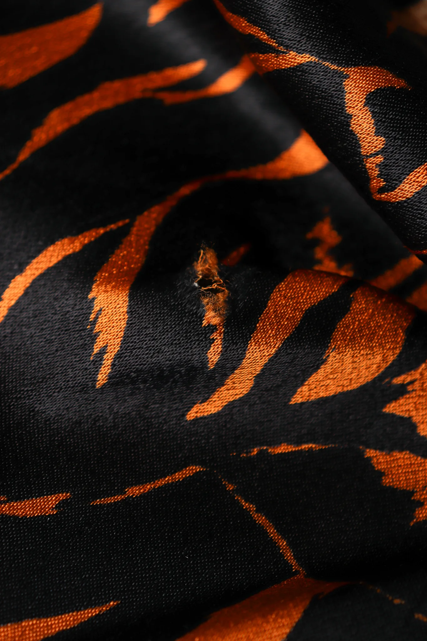 Silk Tiger Wrap Dress - Image 16