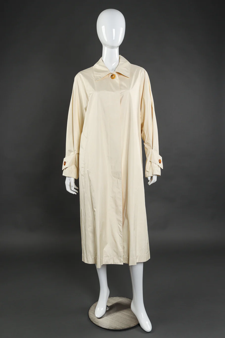 Silk Trench Coat