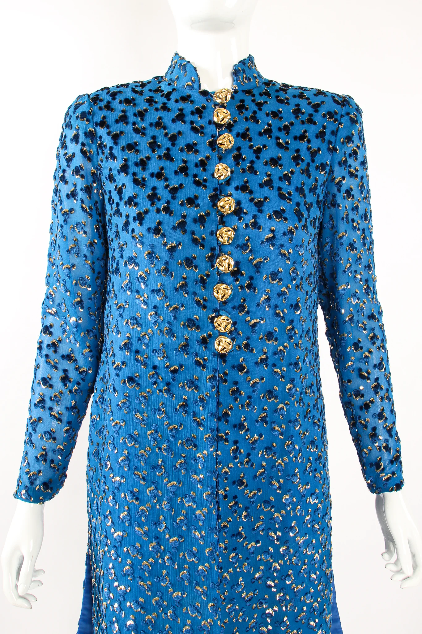 Silk Velvet Lamé Leisure Suit - Image 8