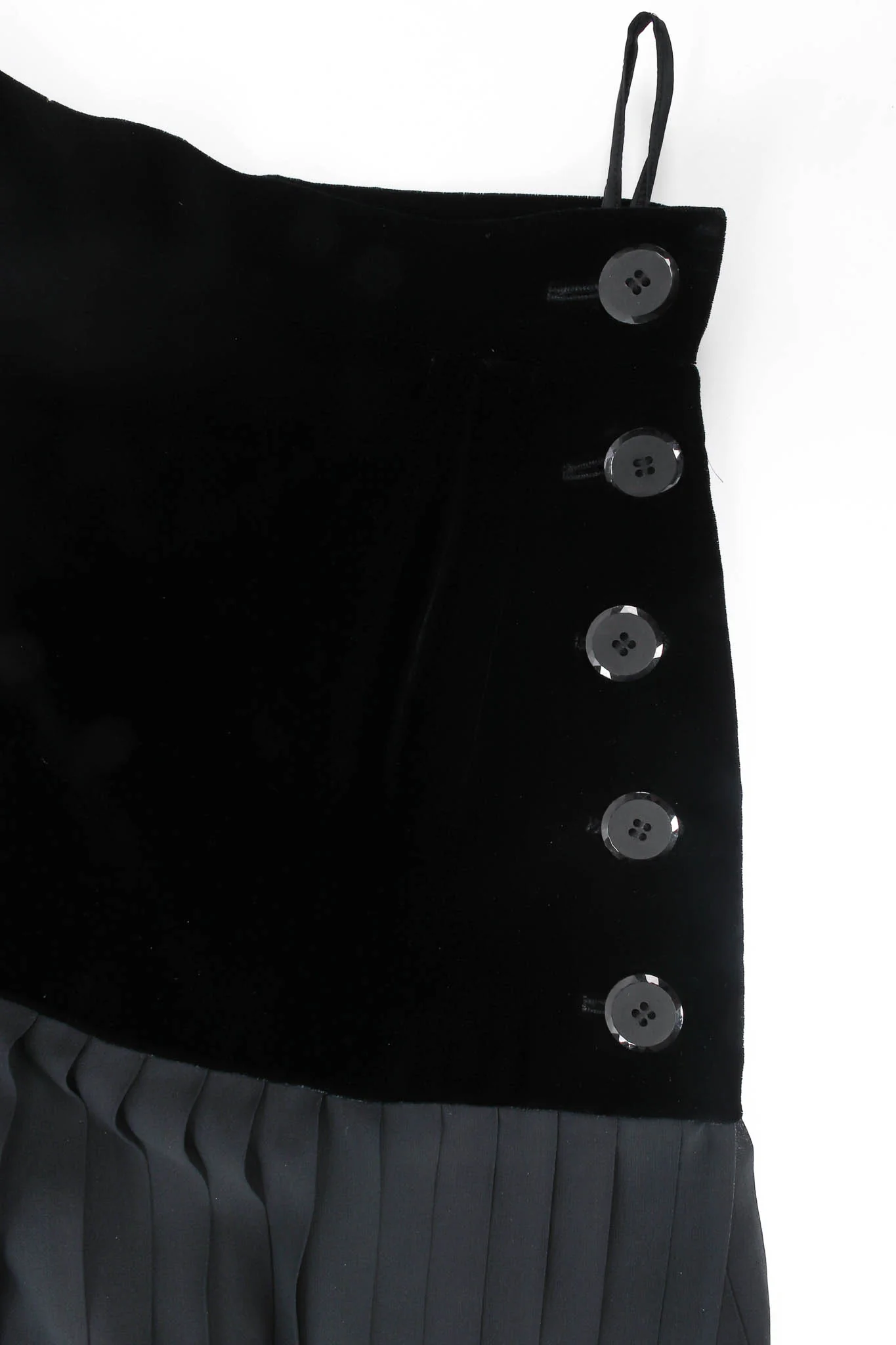 Silk Velvet Pleated Skirt - Image 10