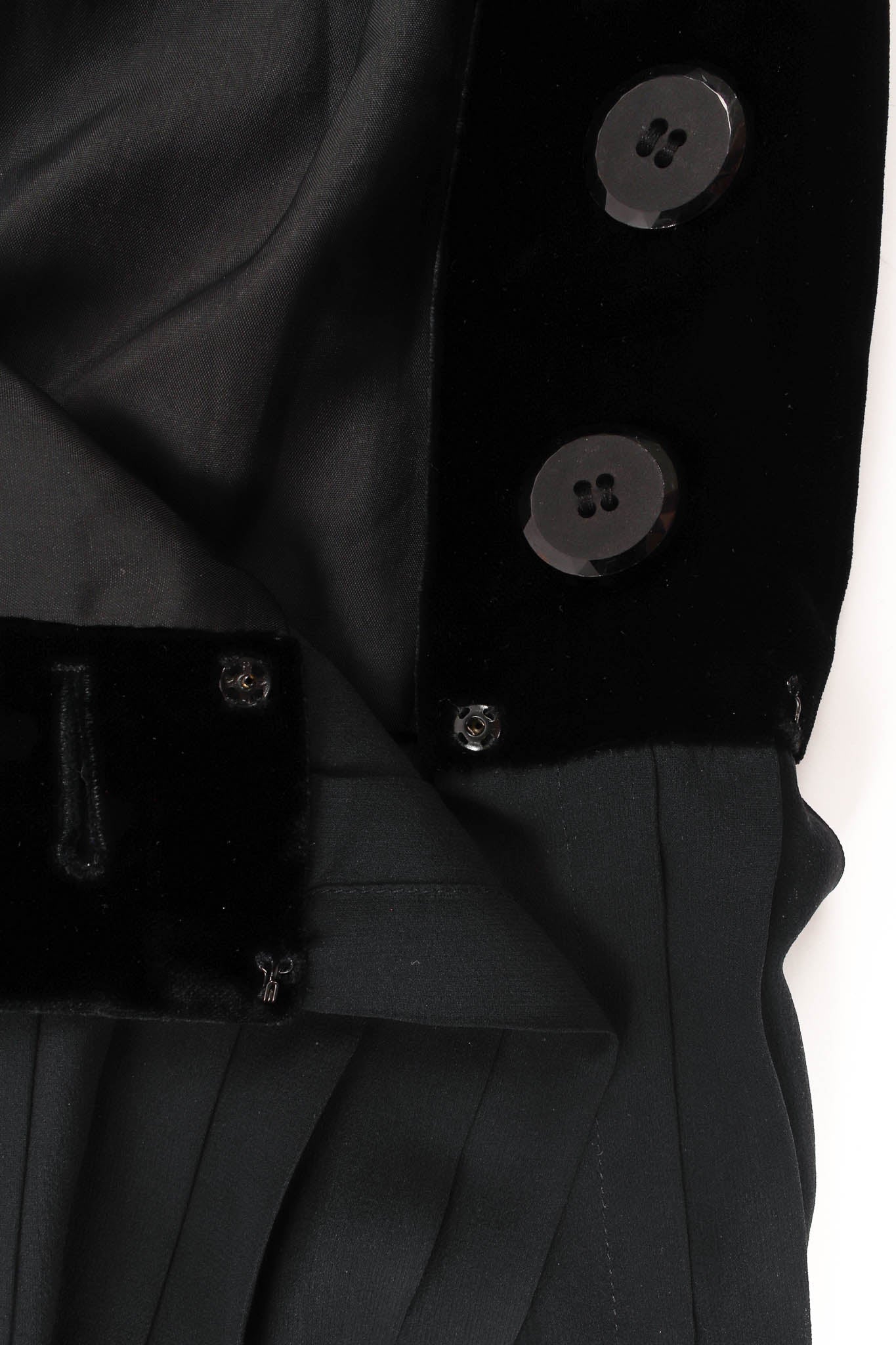 Silk Velvet Pleated Skirt - Image 11