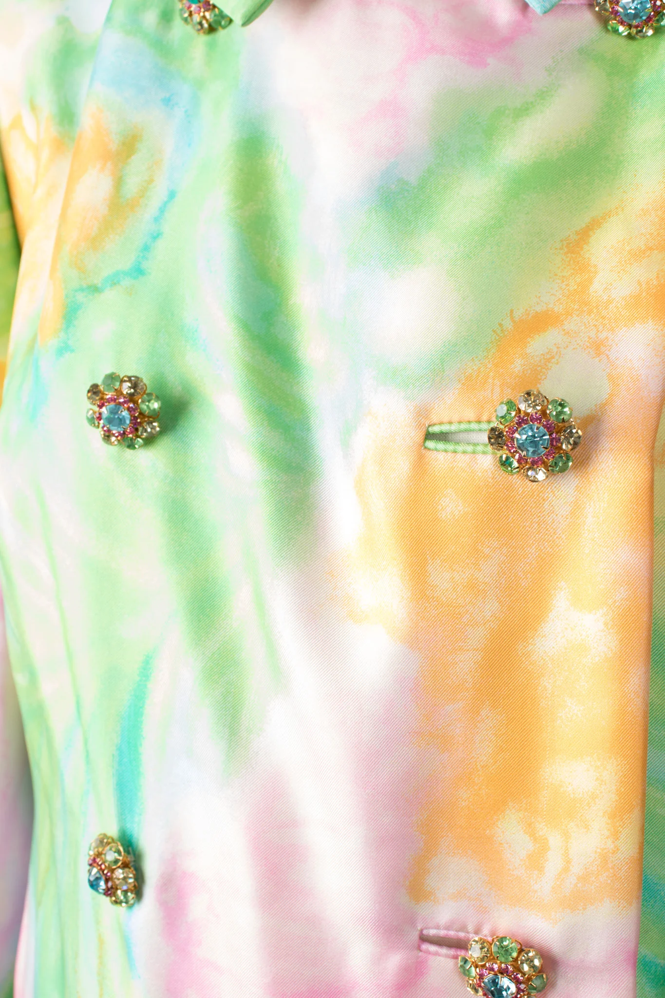 Silk Watercolor Coat - Image 9