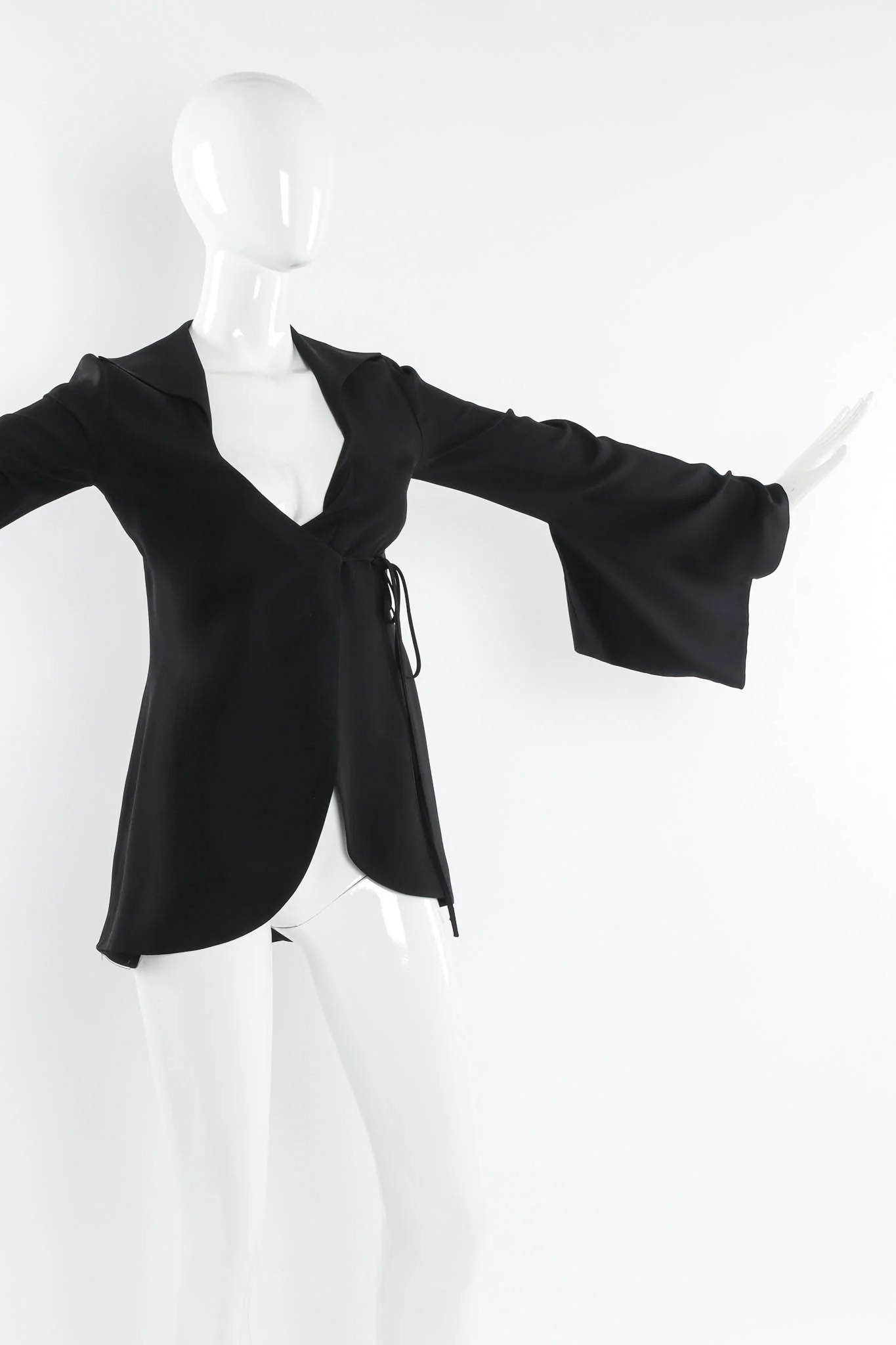 Kimono Sleeve Wrap Top - Image 6