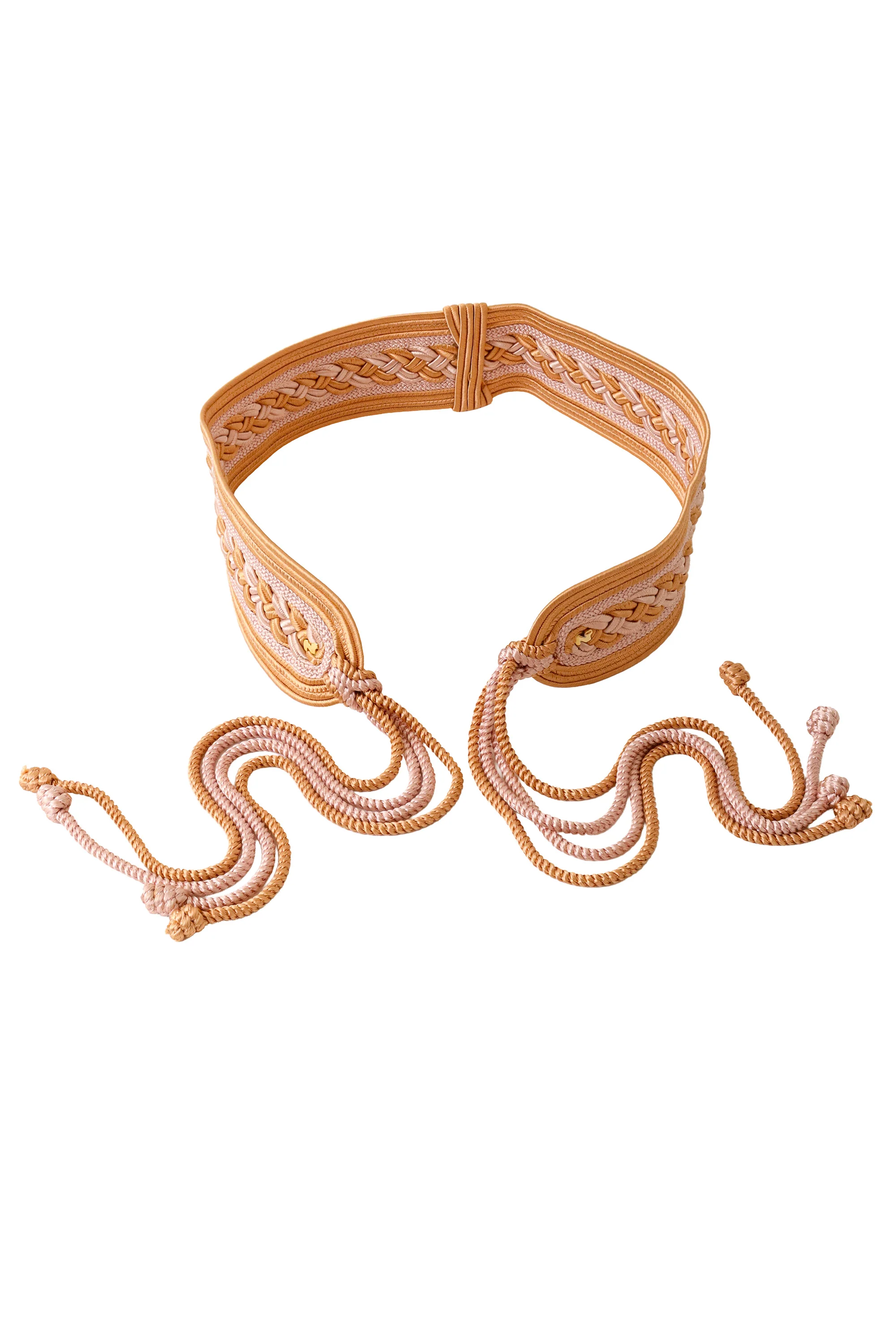 Silky Woven Rope Cord Belt - Image 5