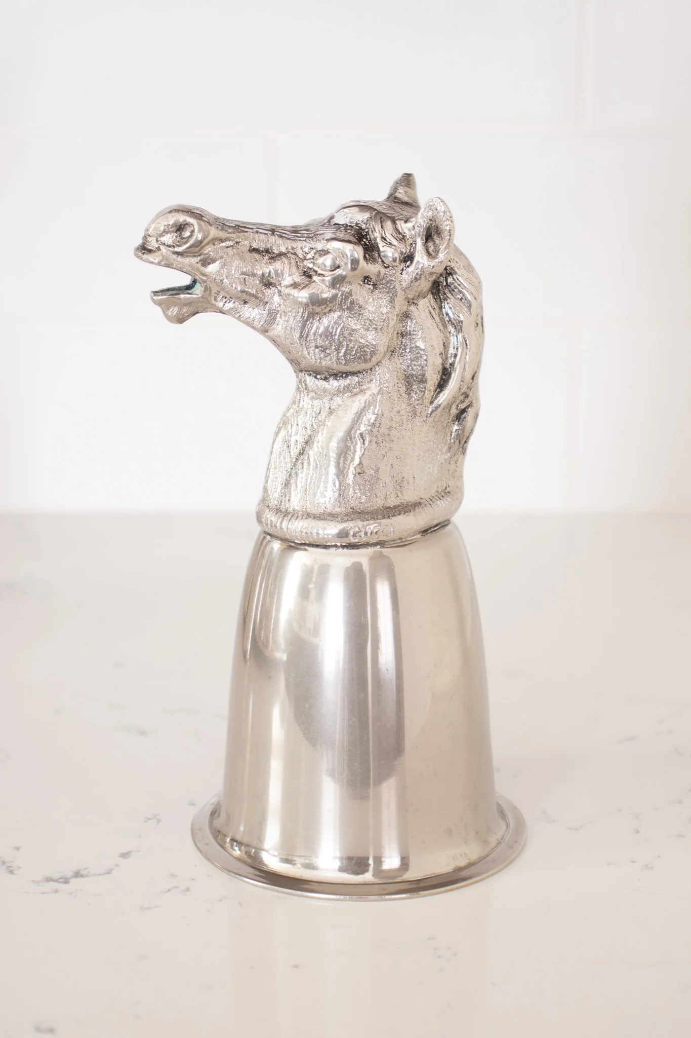 Silver Animal Stirrup Cups & Tray Set - Image 16