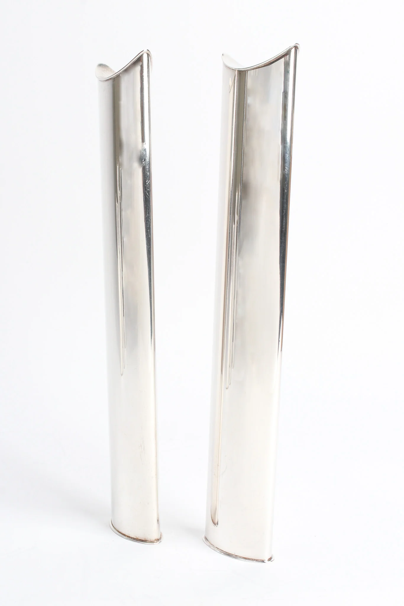 Sculptural Silver Candle Holders - Image 10