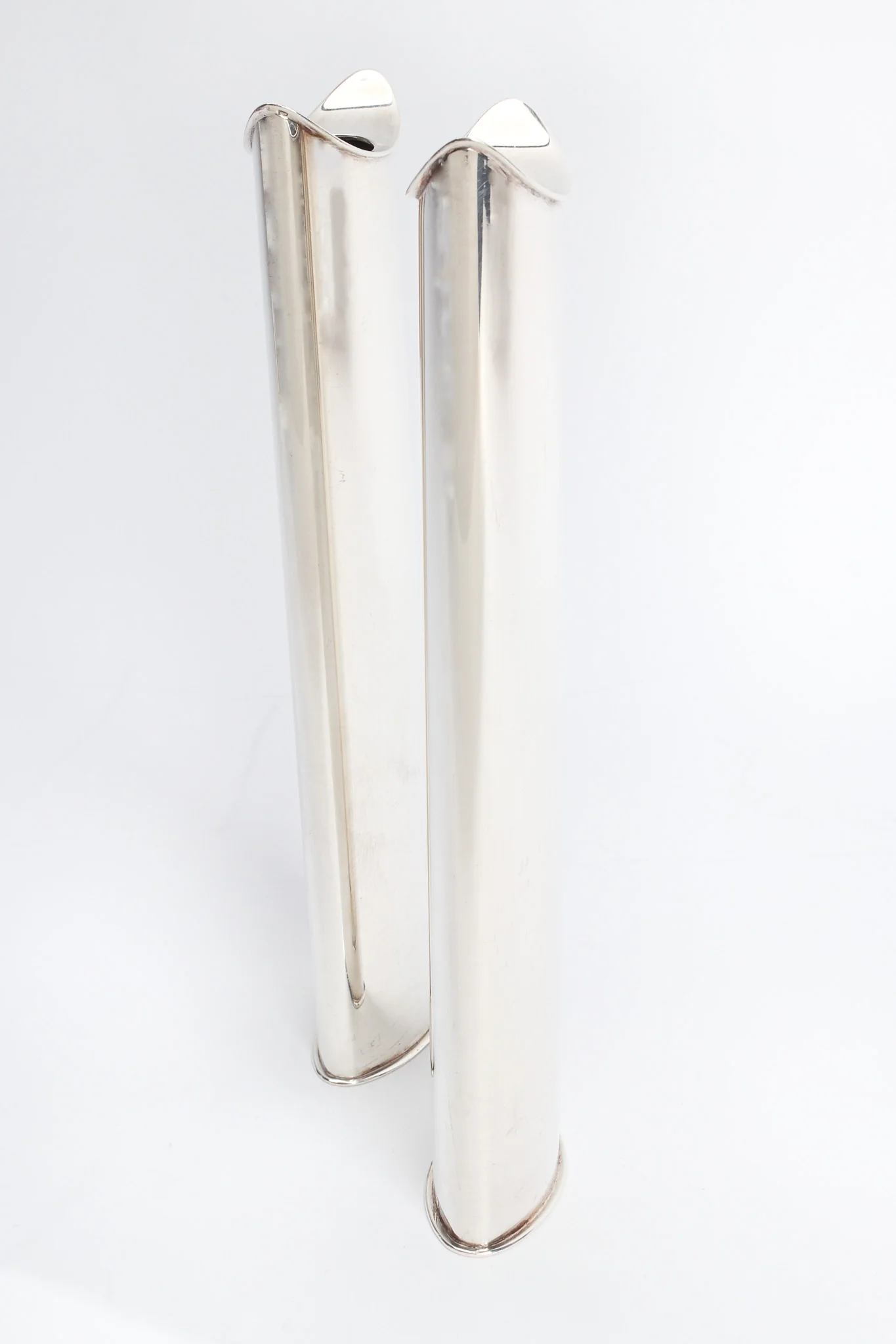 Sculptural Silver Candle Holders - Image 13