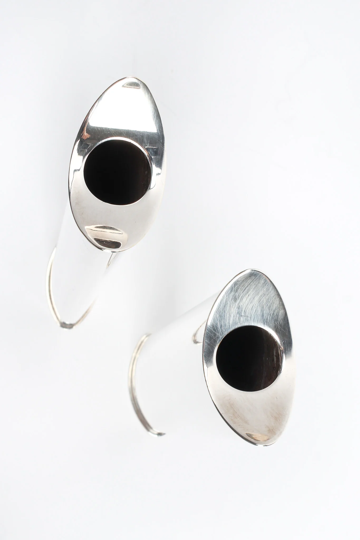 Sculptural Silver Candle Holders - Image 16