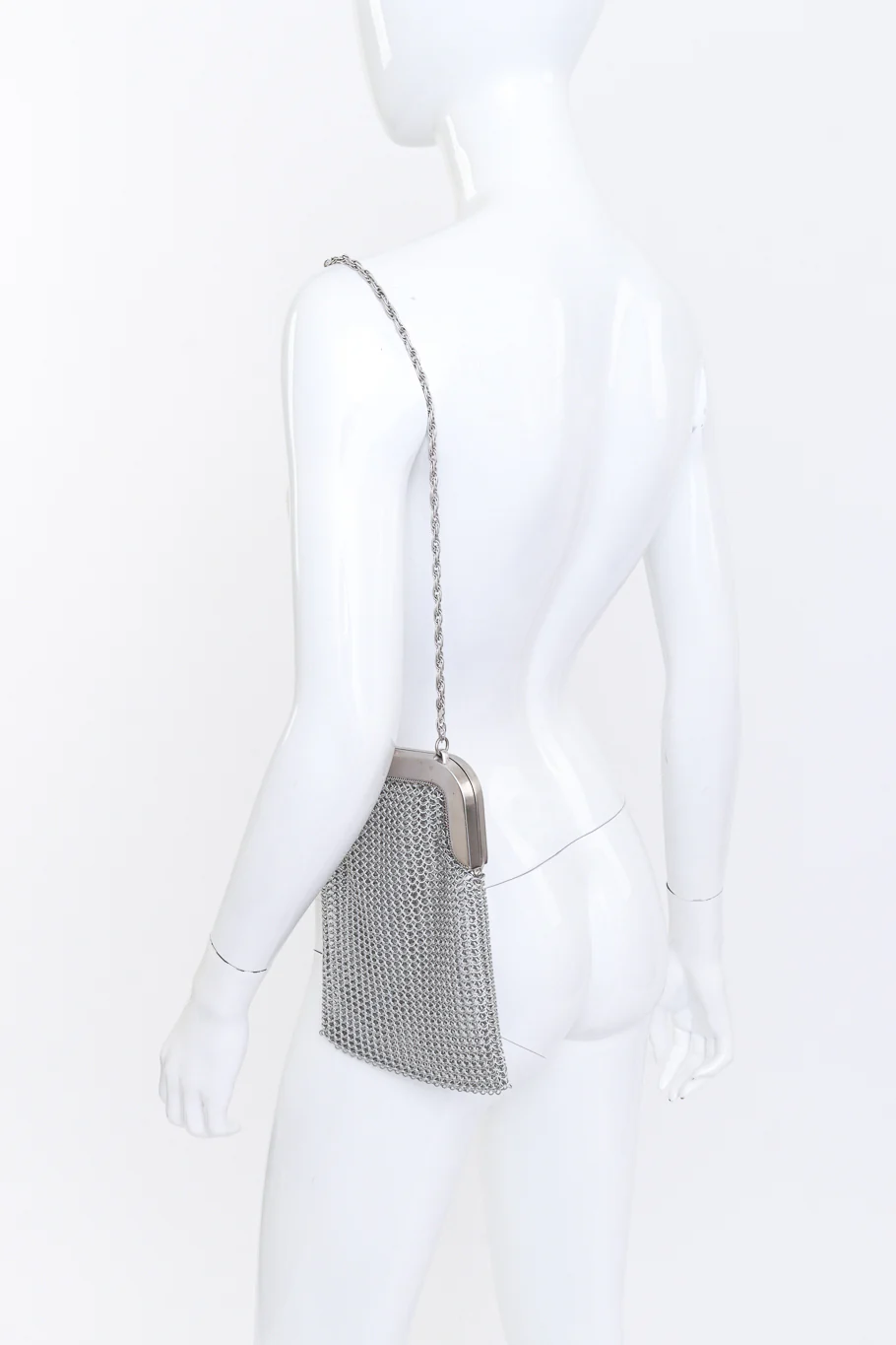 Silver Chainmail Bag - Image 3