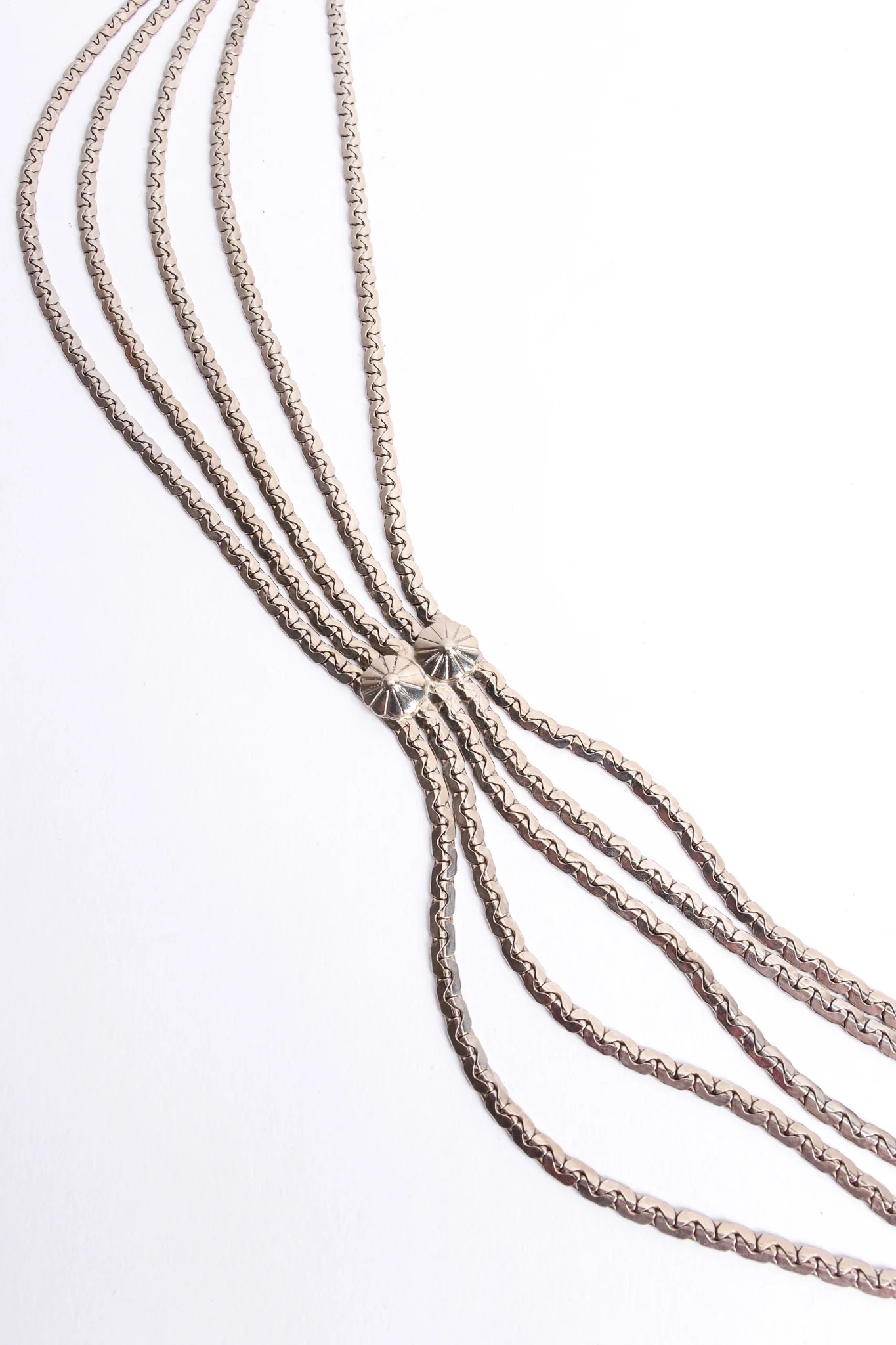 Draped Liquid Metal Waist Chain - Image 6