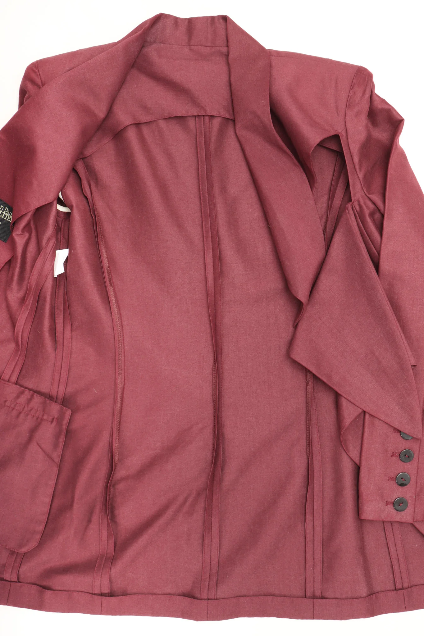 Slashed Cutout Tie Jacket - Image 19