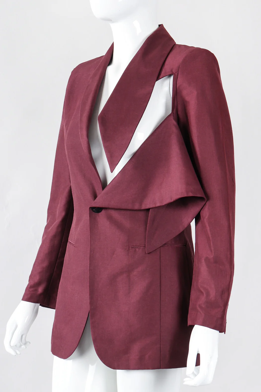 Slashed Cutout Tie Jacket - Image 3