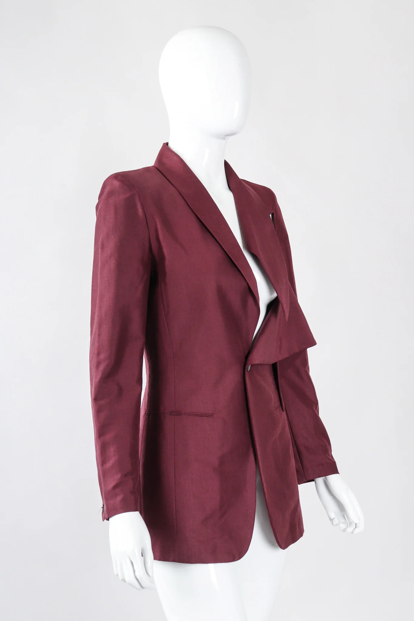 Slashed Cutout Tie Jacket - Image 4