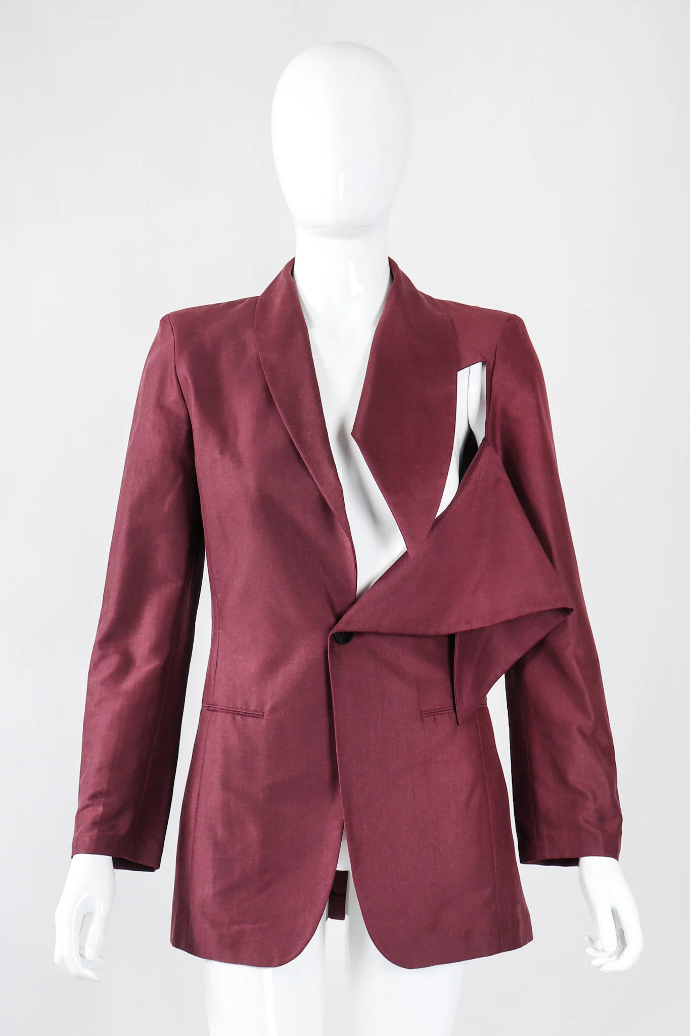 Slashed Cutout Tie Jacket - Image 5