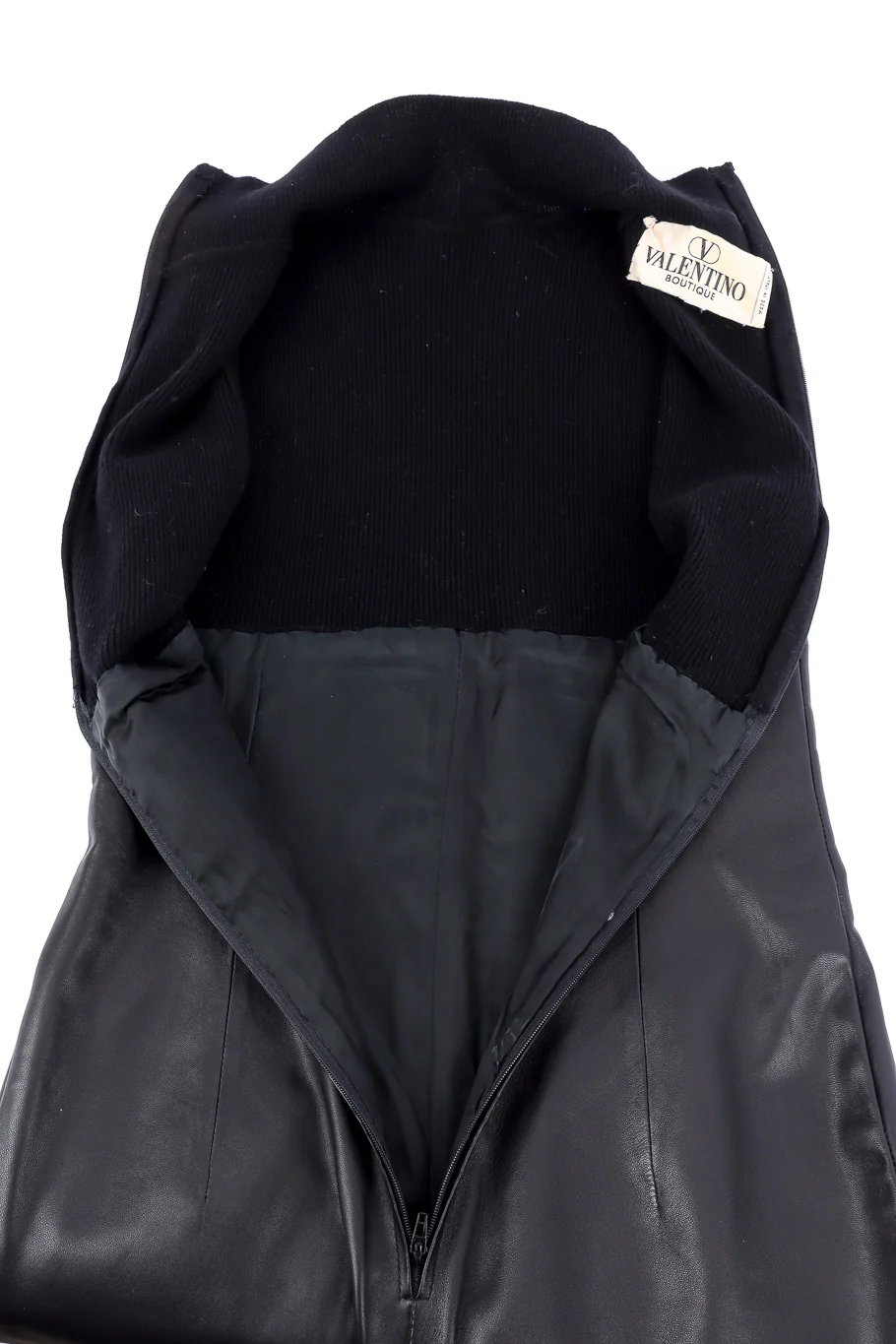 Sleeveless Leather Jumpsuit - Image 9