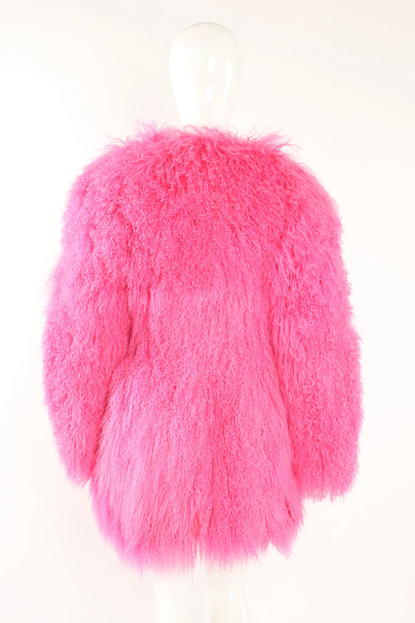 Slim Mongolian Fur Coat - Image 10