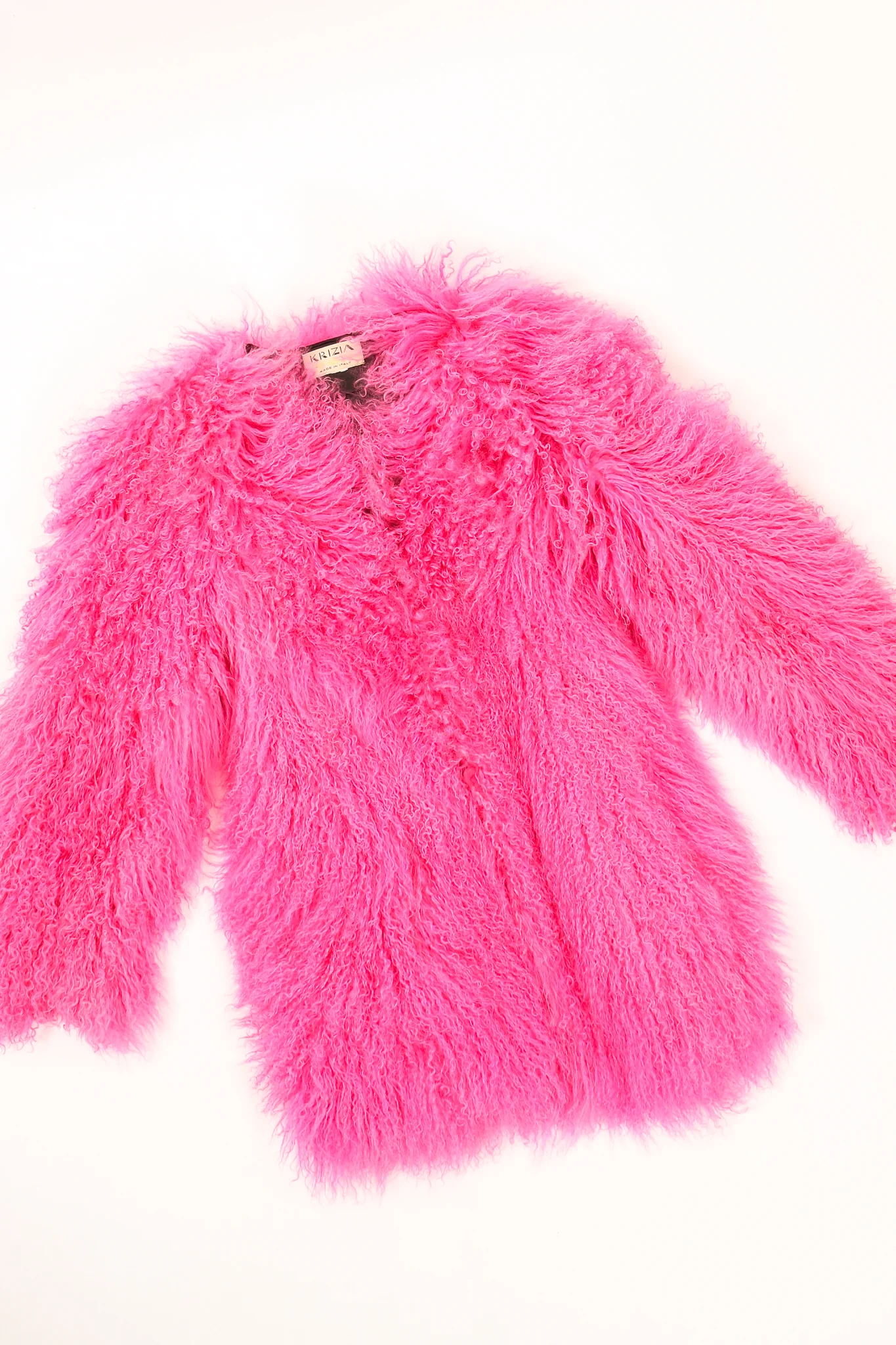 Slim Mongolian Fur Coat - Image 15