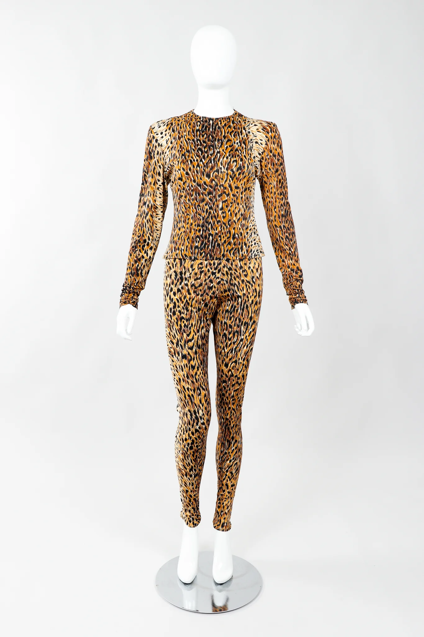Slinky Animal Print Leisure Set - Image 3