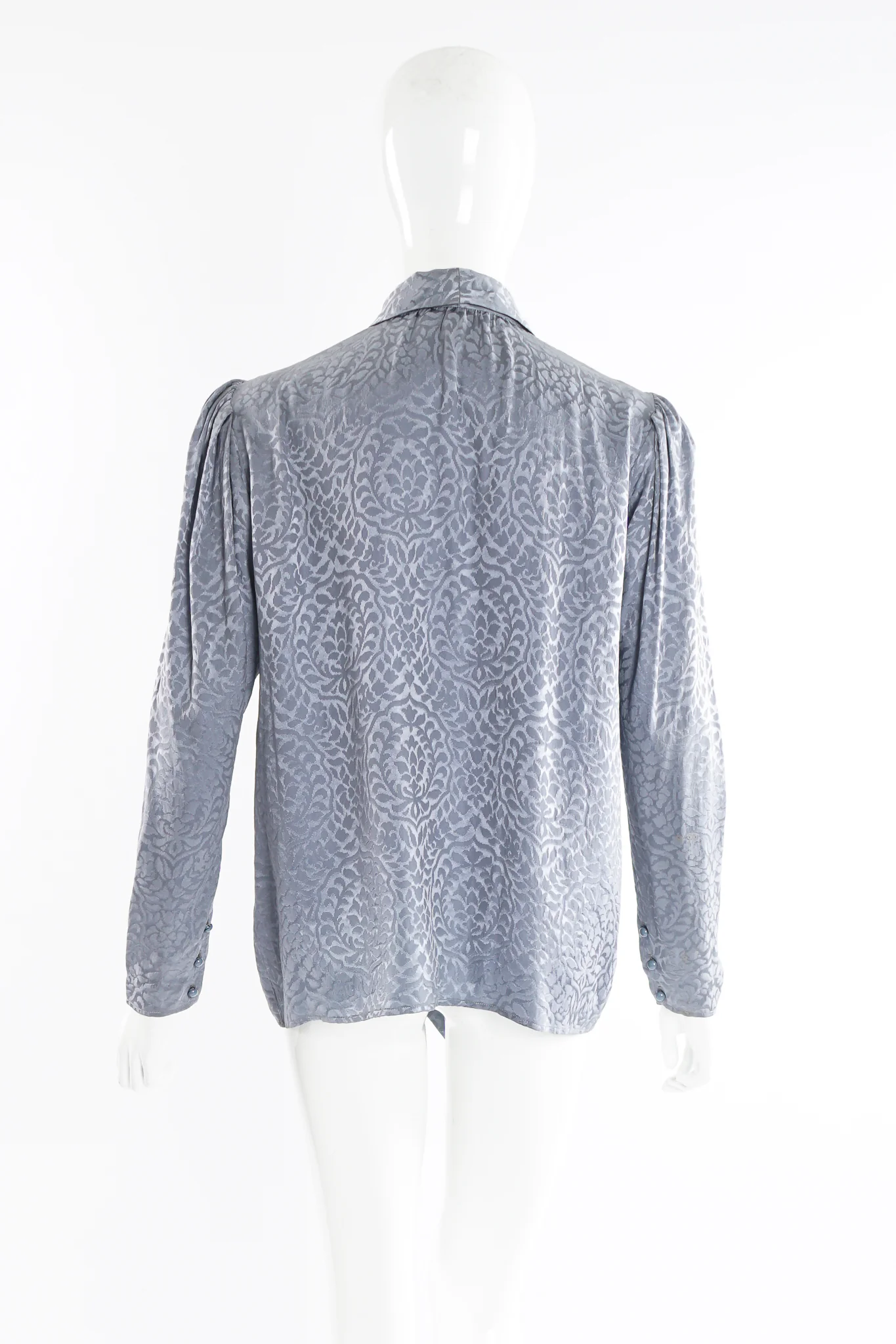Slit Neck Bow Blouse - Image 6