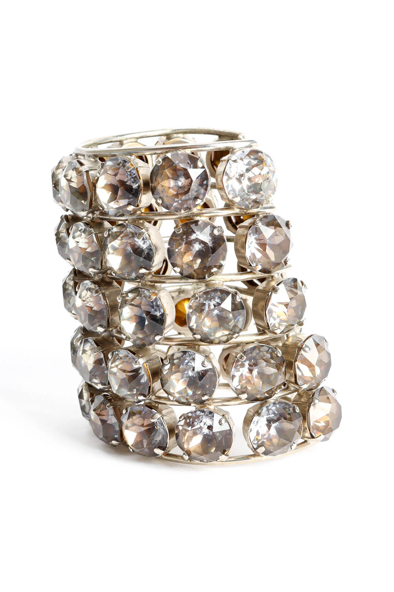 Smoke Cage Rhinestone Cuff - Image 3