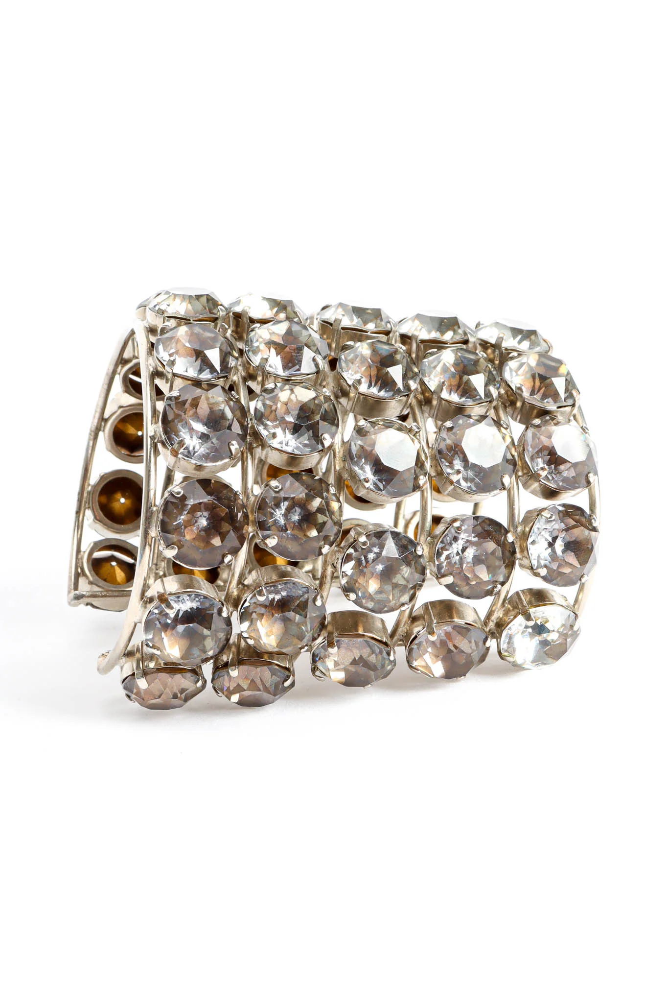 Smoke Cage Rhinestone Cuff - Image 4
