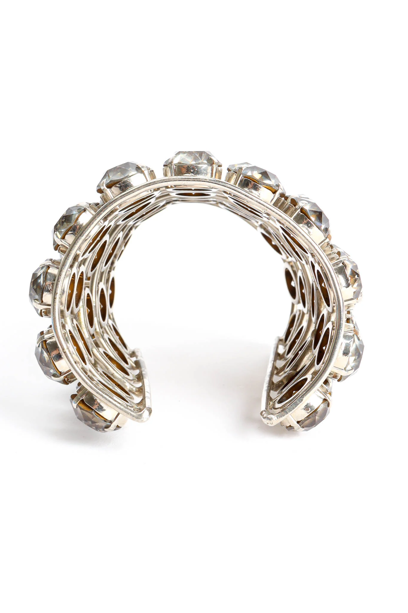 Smoke Cage Rhinestone Cuff - Image 5