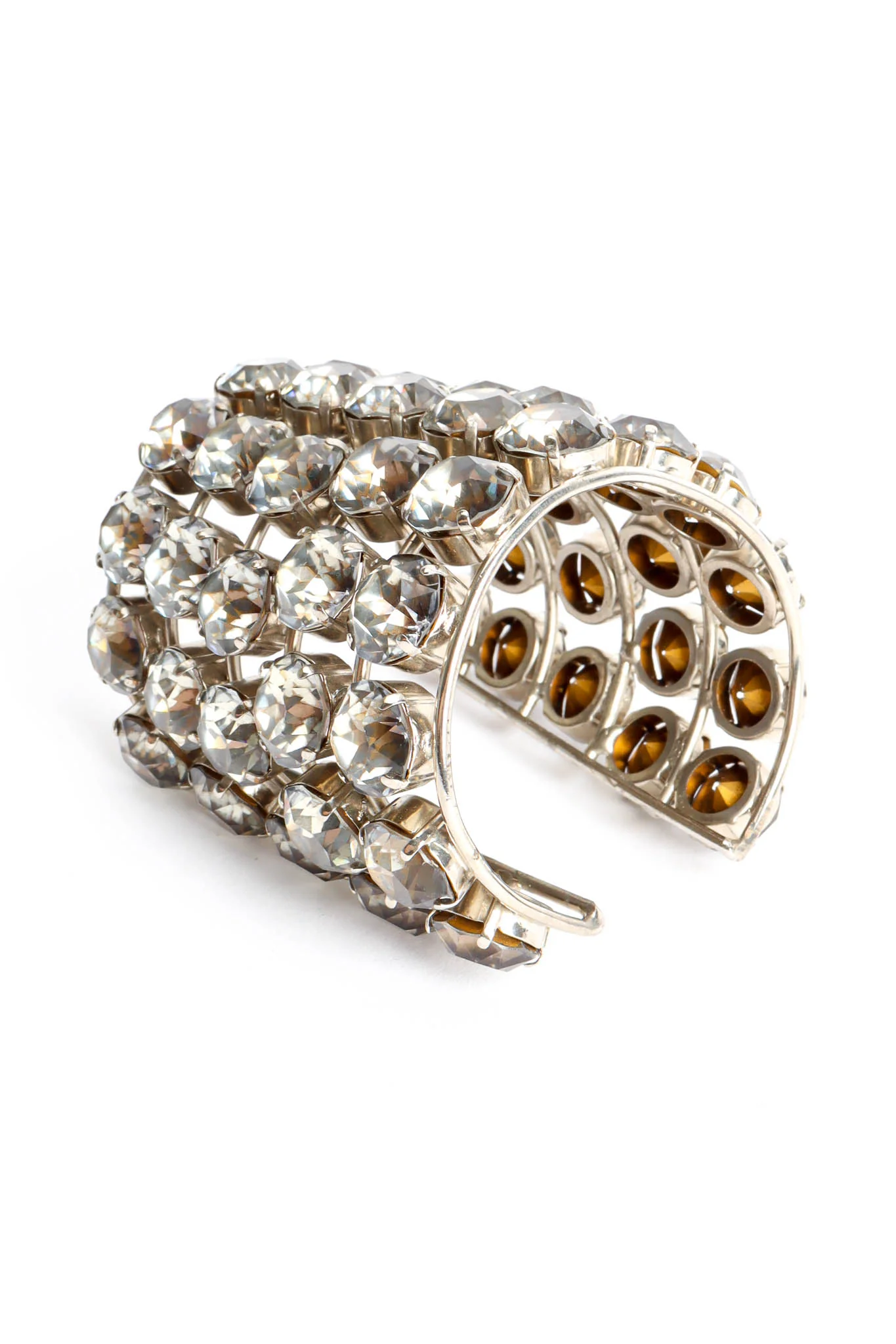 Smoke Cage Rhinestone Cuff - Image 6
