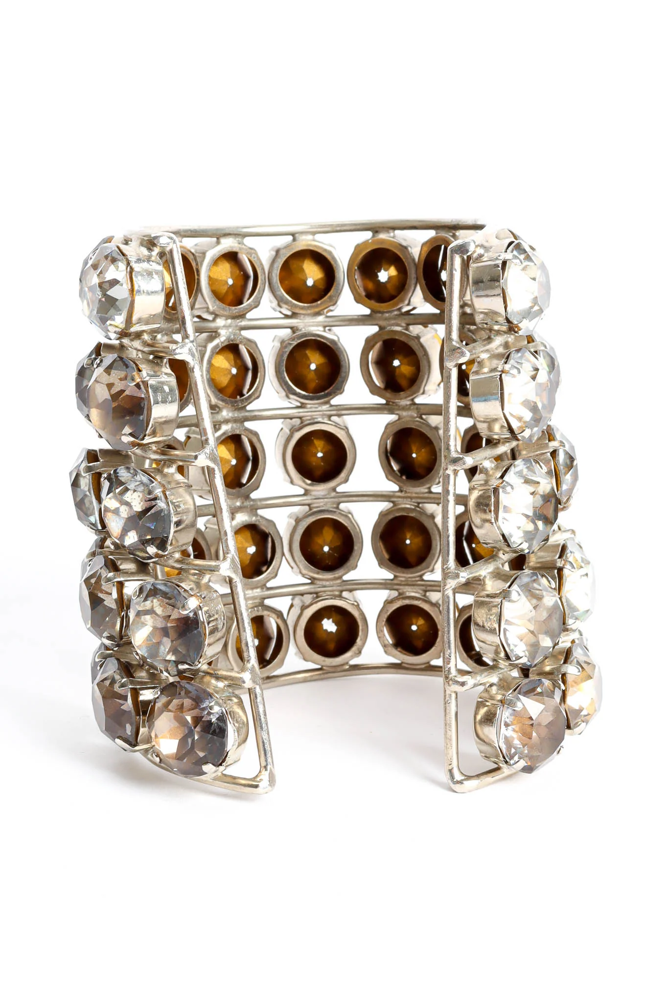 Smoke Cage Rhinestone Cuff - Image 8