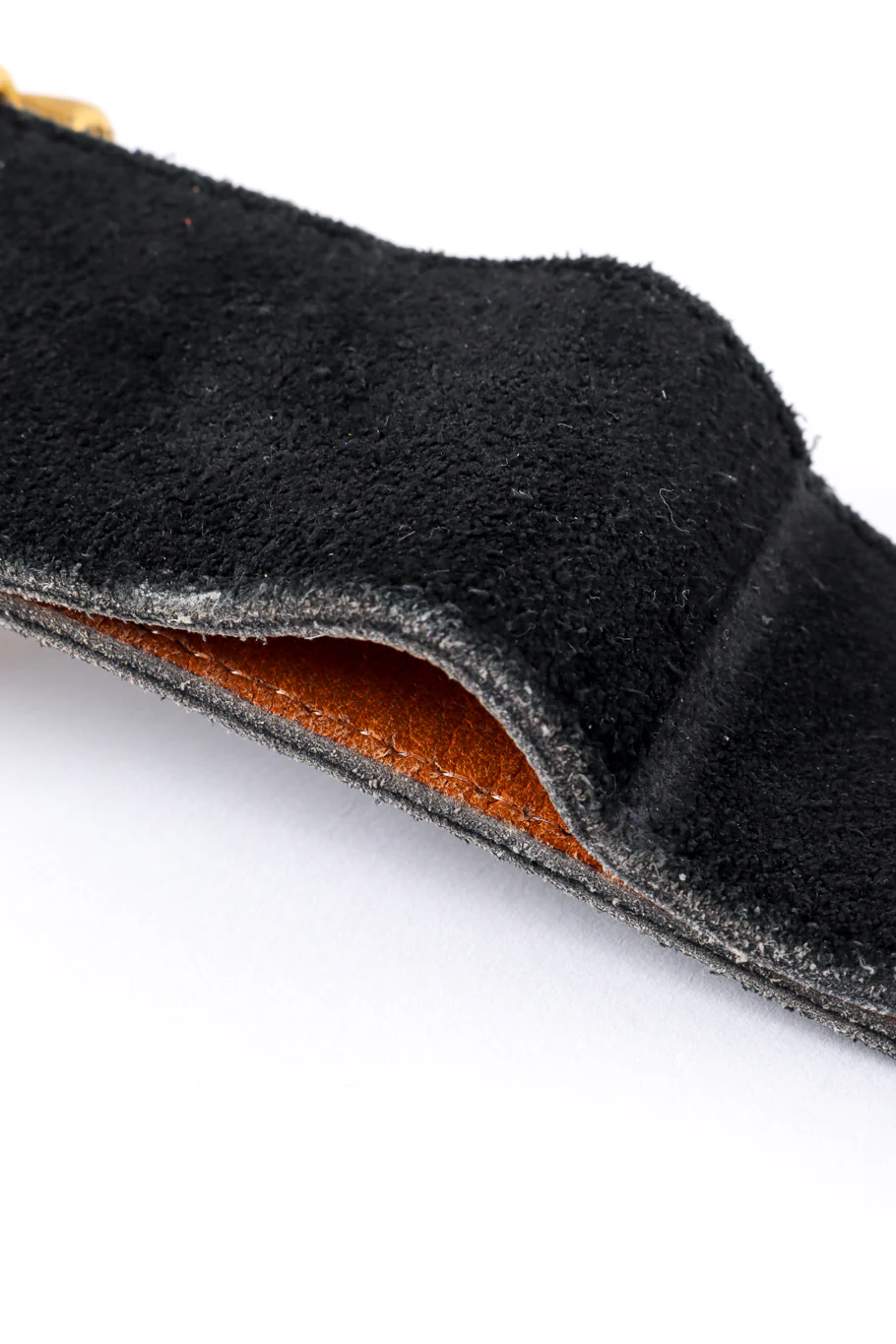Snake Buckle Suede Belt - Image 10