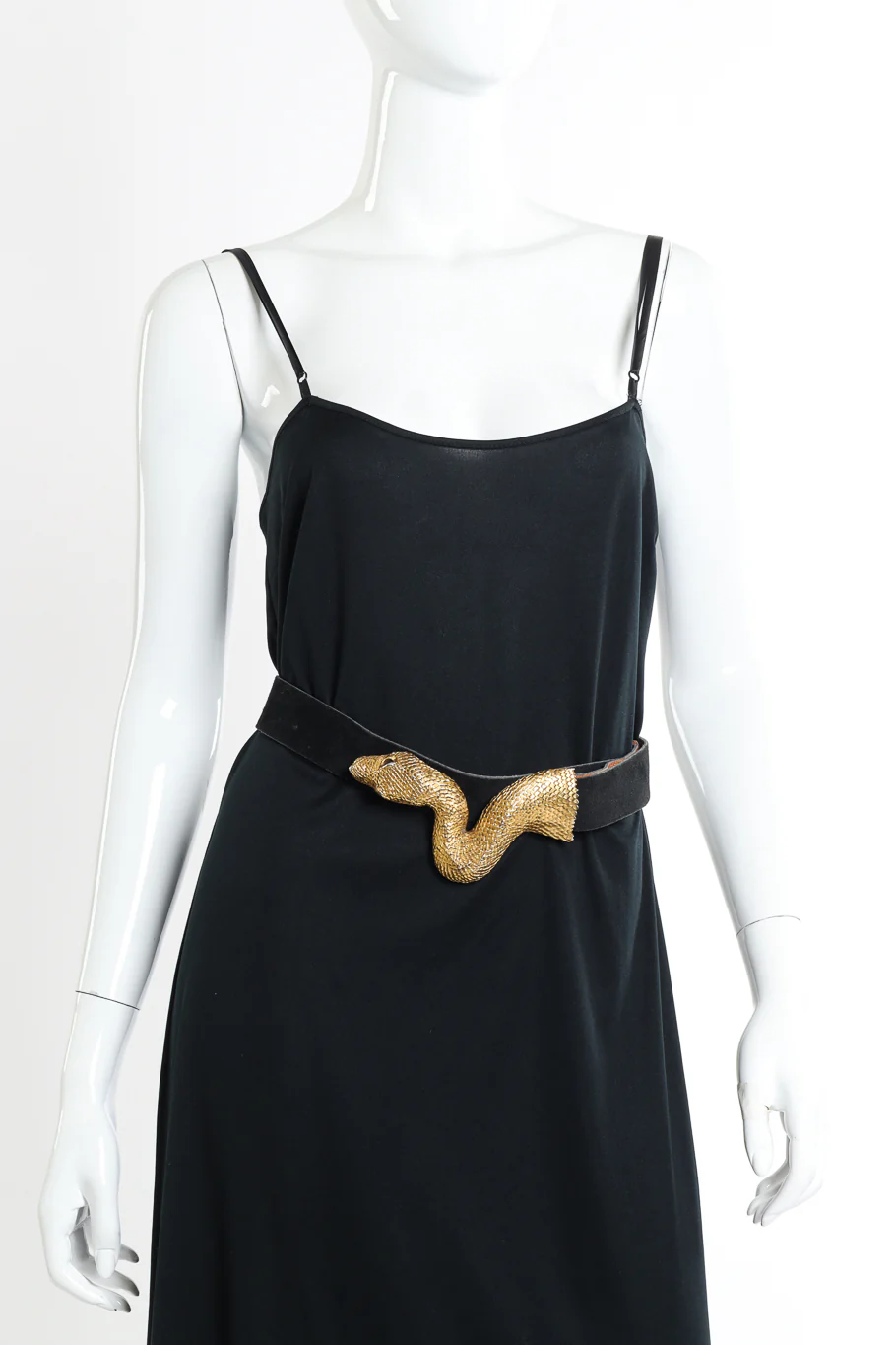 Snake Buckle Suede Belt - Image 2