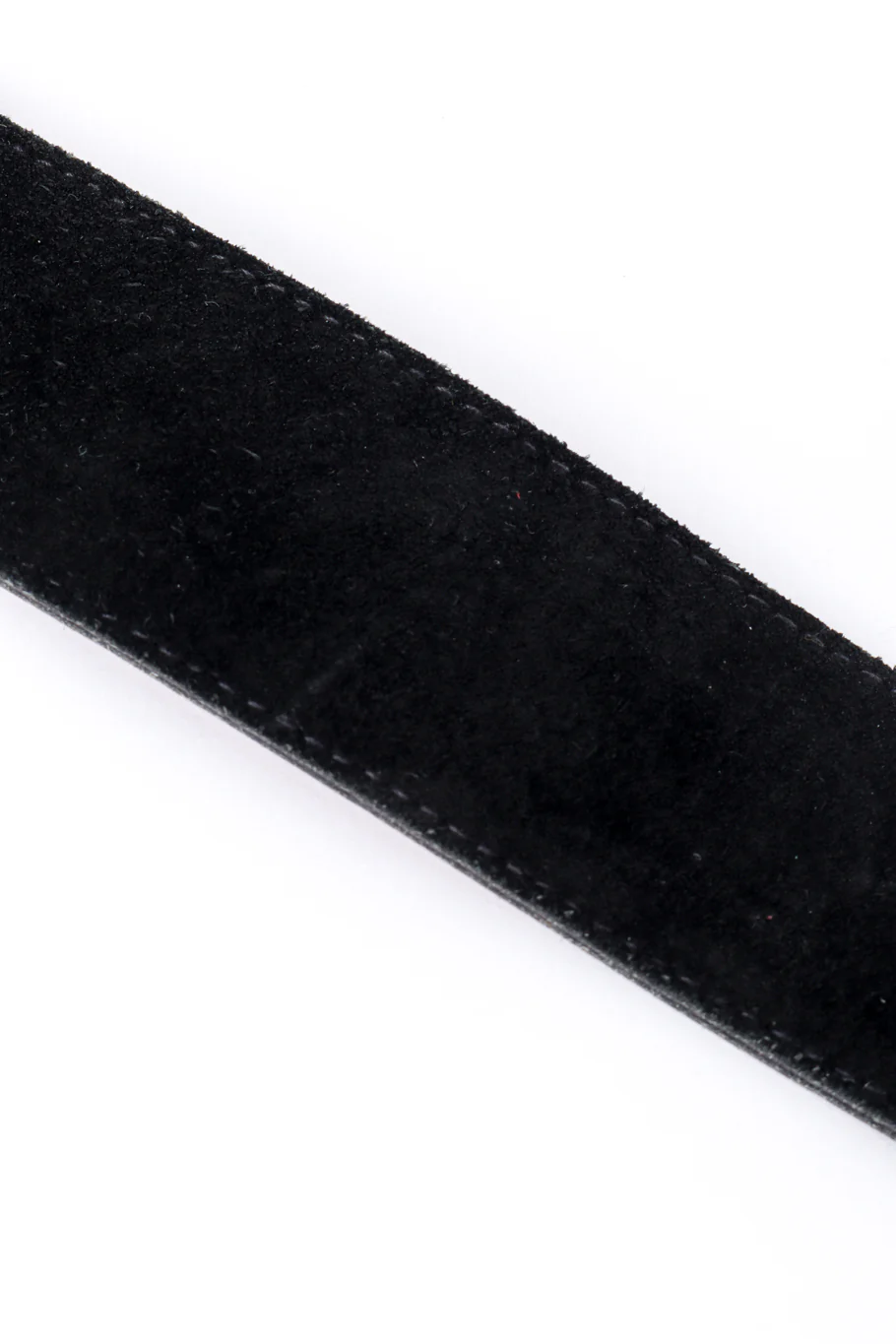 Snake Buckle Suede Belt - Image 7