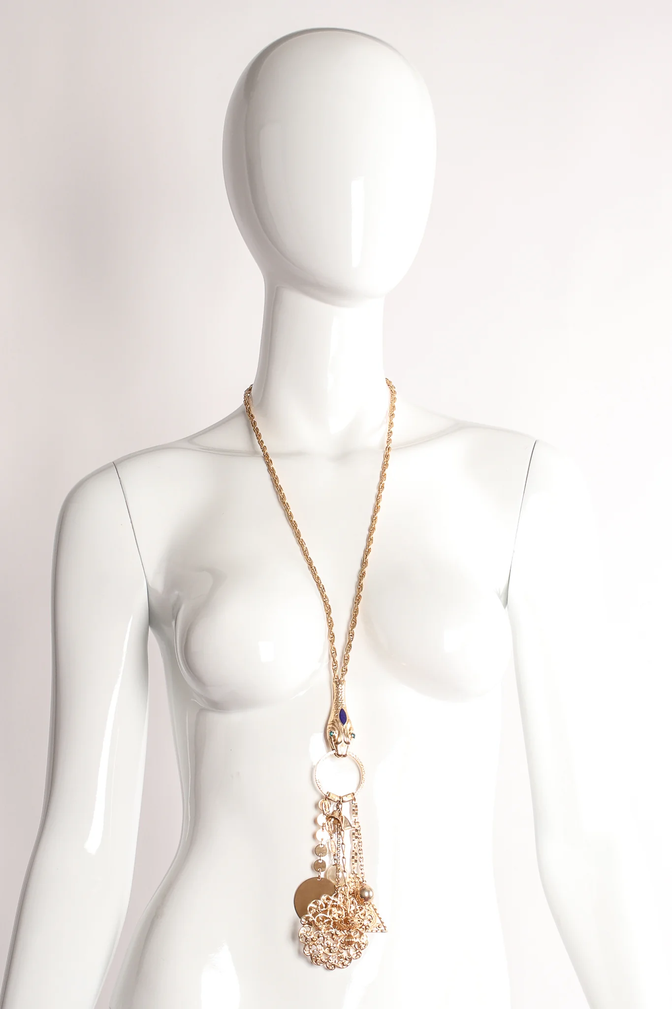 Snake Charm Fob Pendant - Image 2