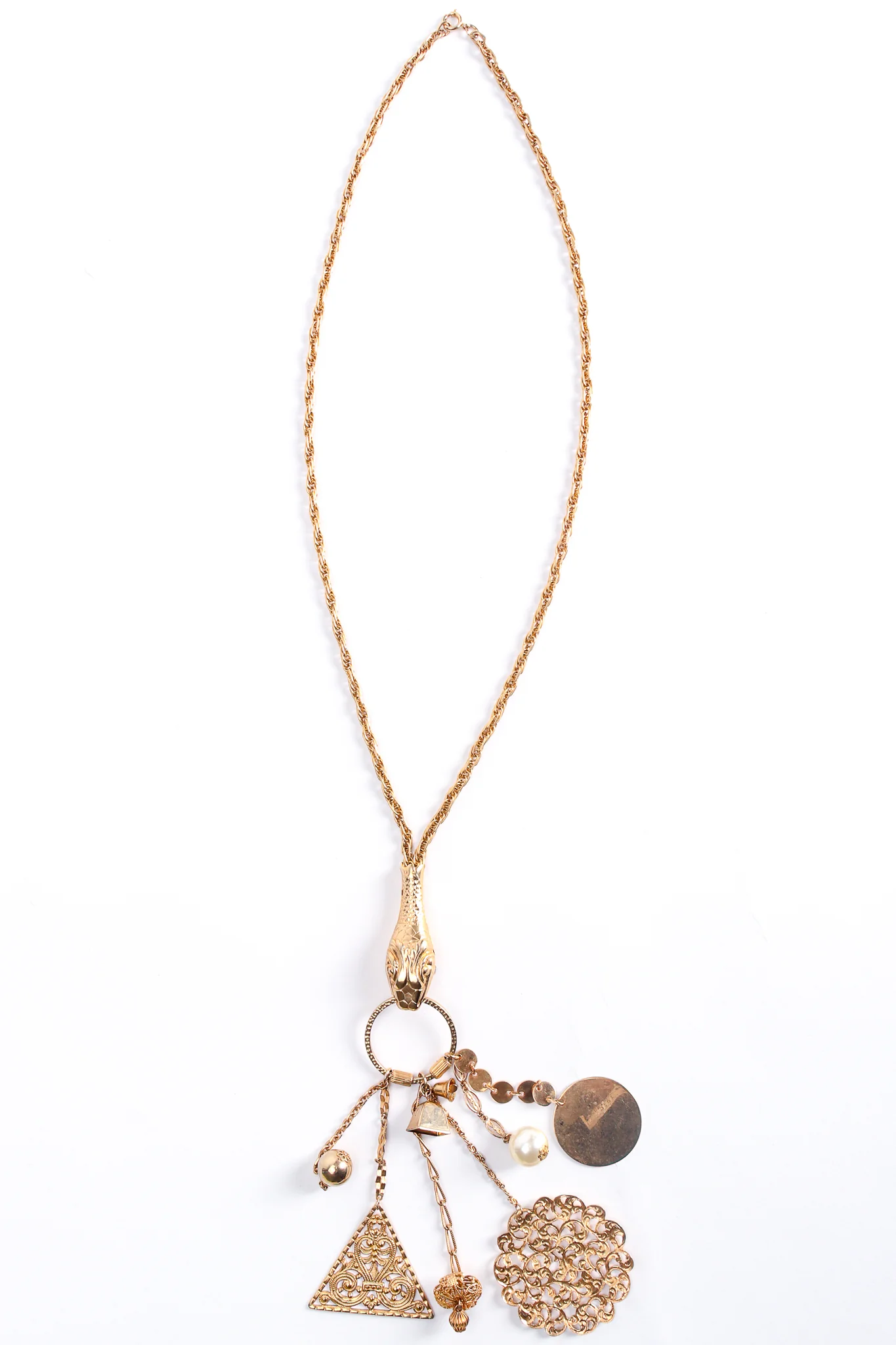 Snake Charm Fob Pendant - Image 9