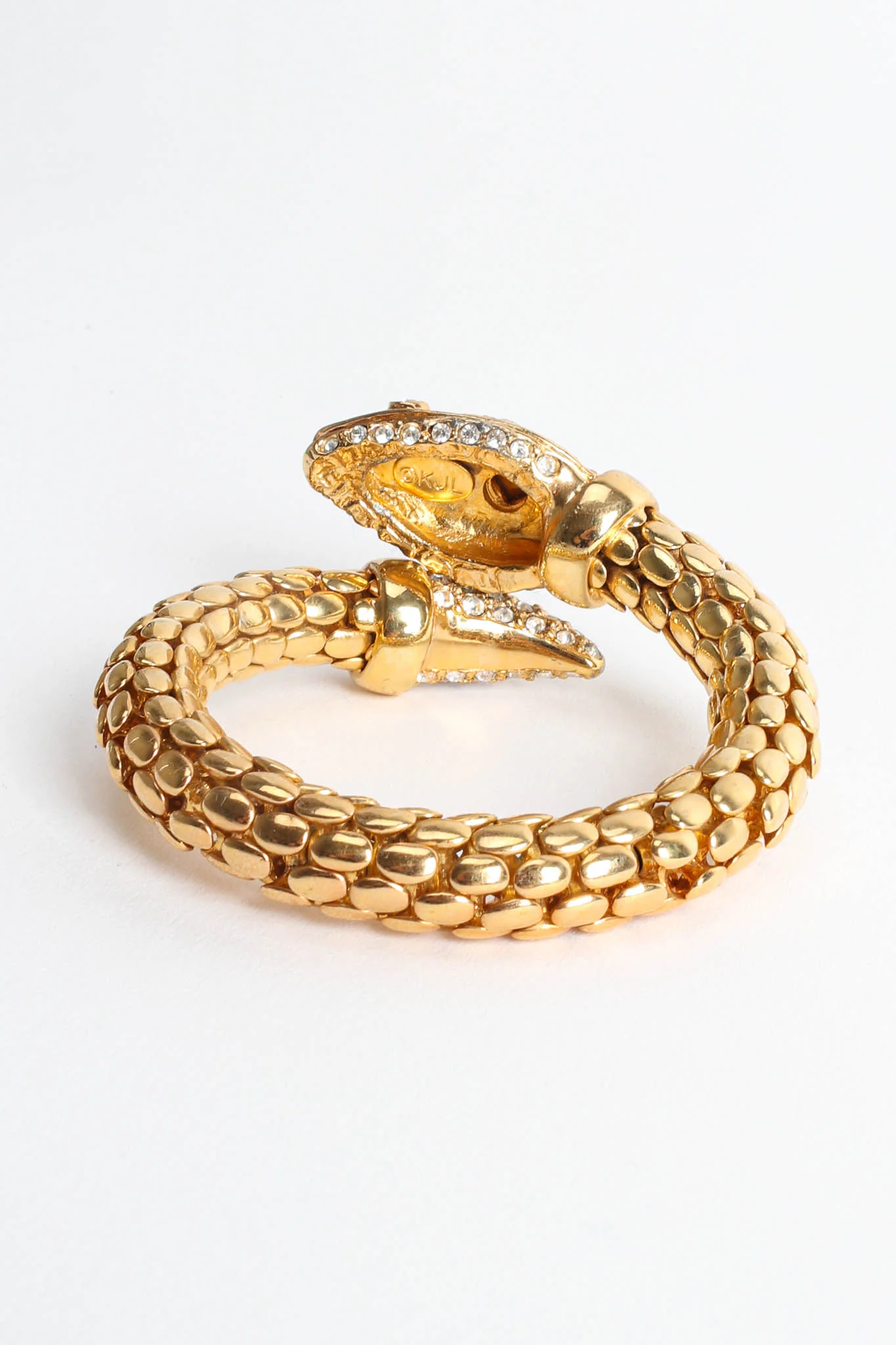 Snake Rhinestone Wrap Bracelet - Image 3