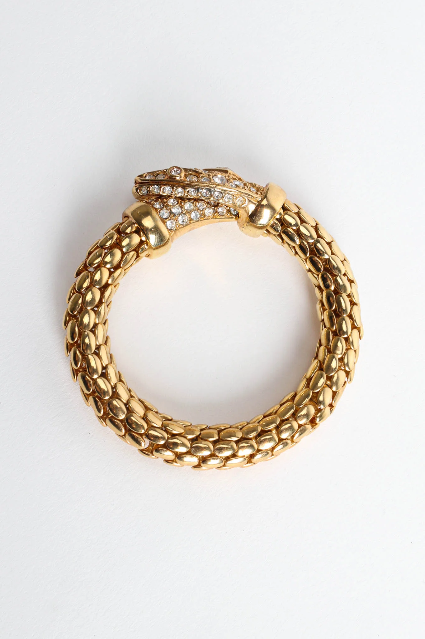 Snake Rhinestone Wrap Bracelet - Image 5