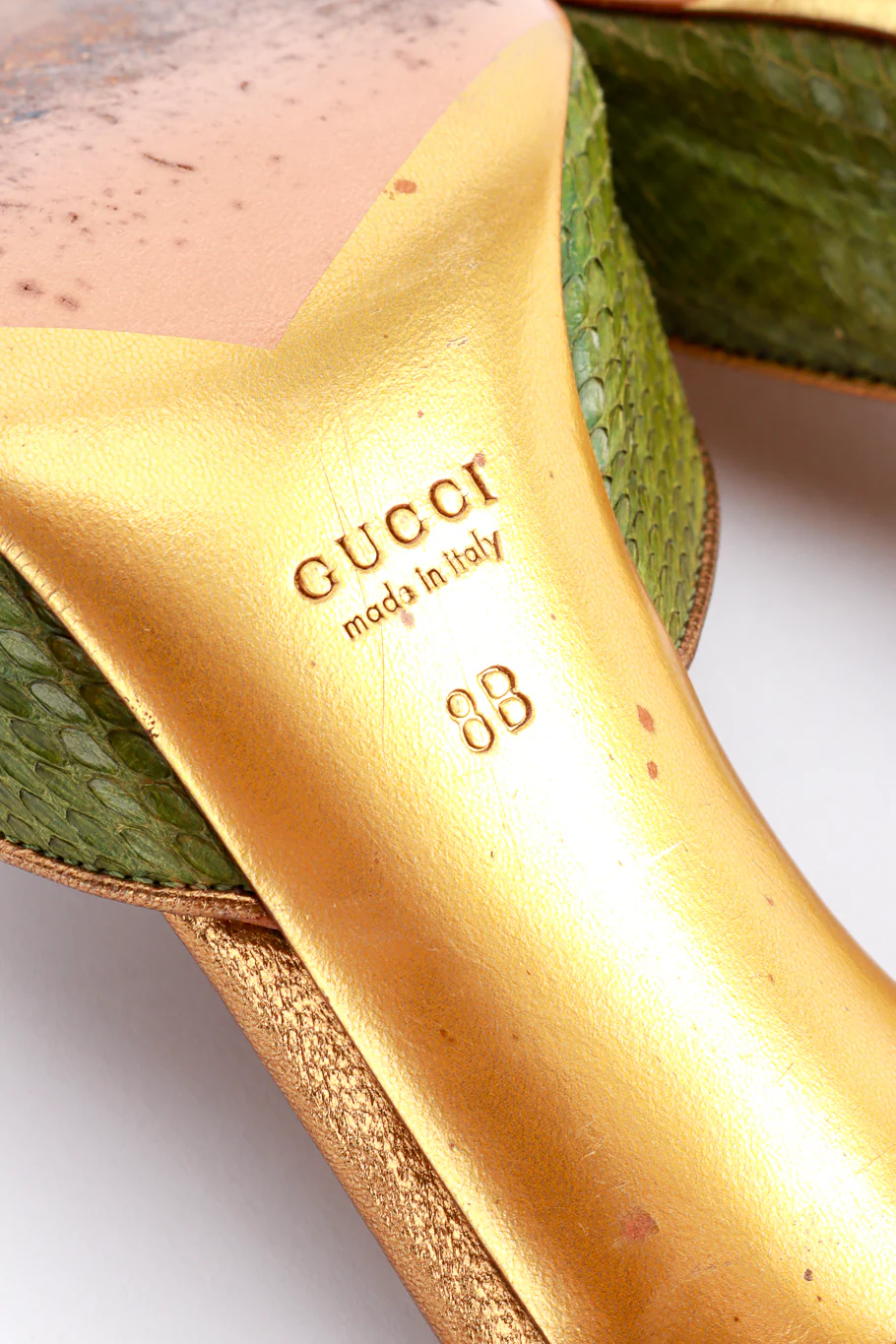 Snakeskin and Stud Mules - Image 10