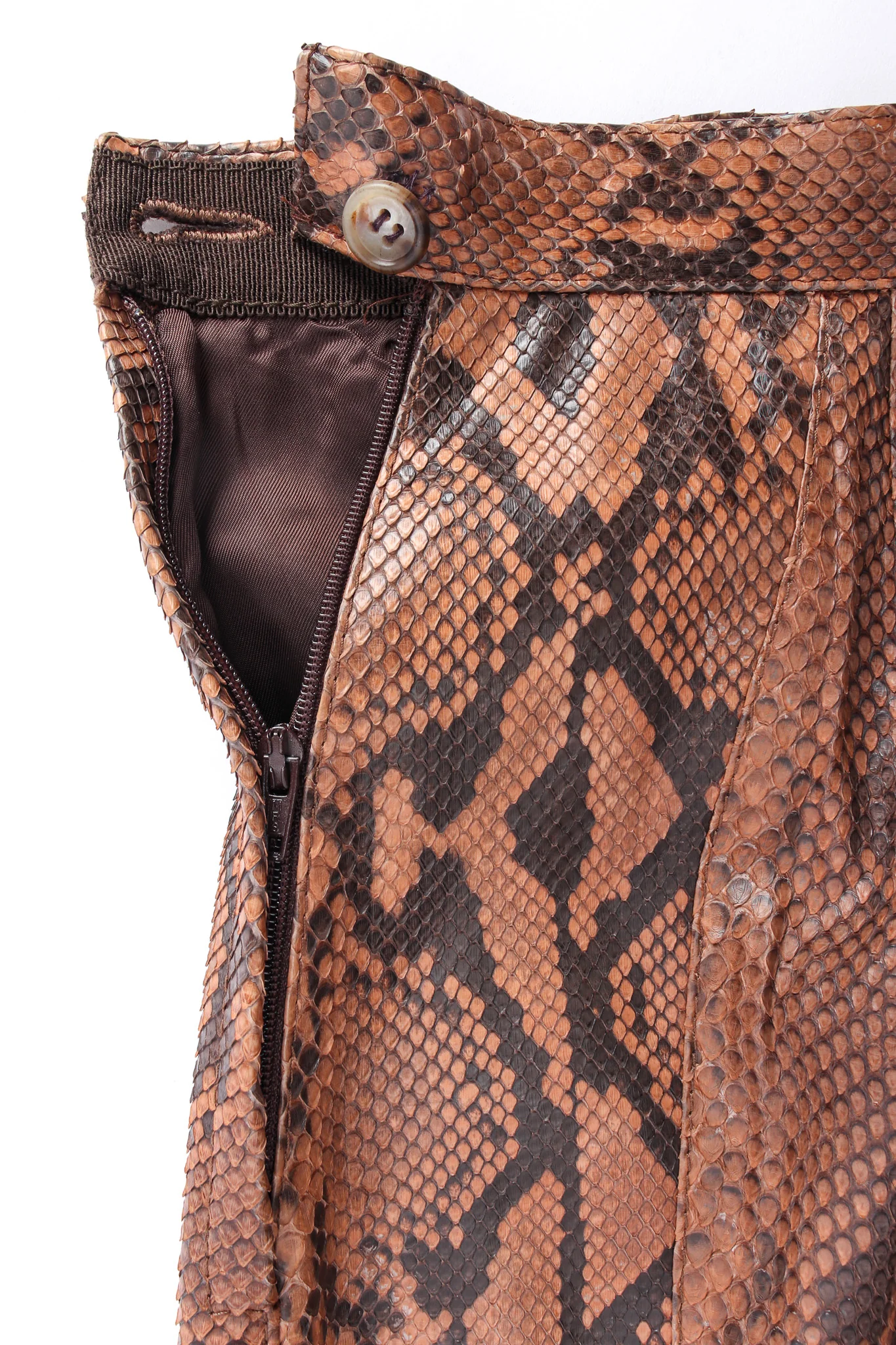 Snakeskin Bermuda Shorts - Image 3
