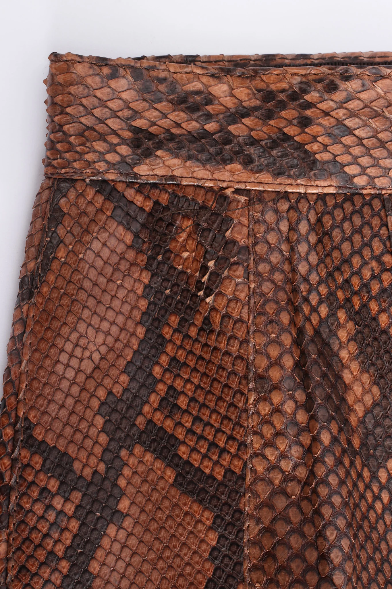 Snakeskin Bermuda Shorts - Image 7