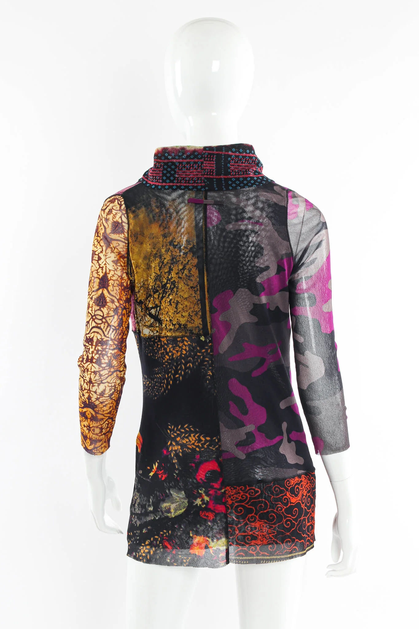Soleil Mesh Patch Art Top - Image 4