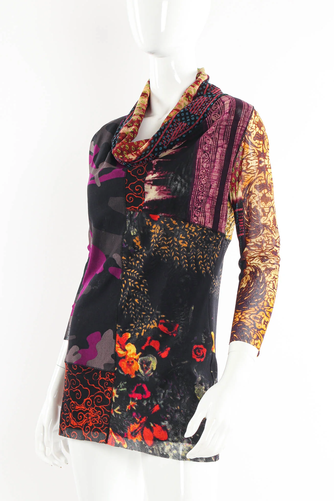 Soleil Mesh Patch Art Top - Image 6