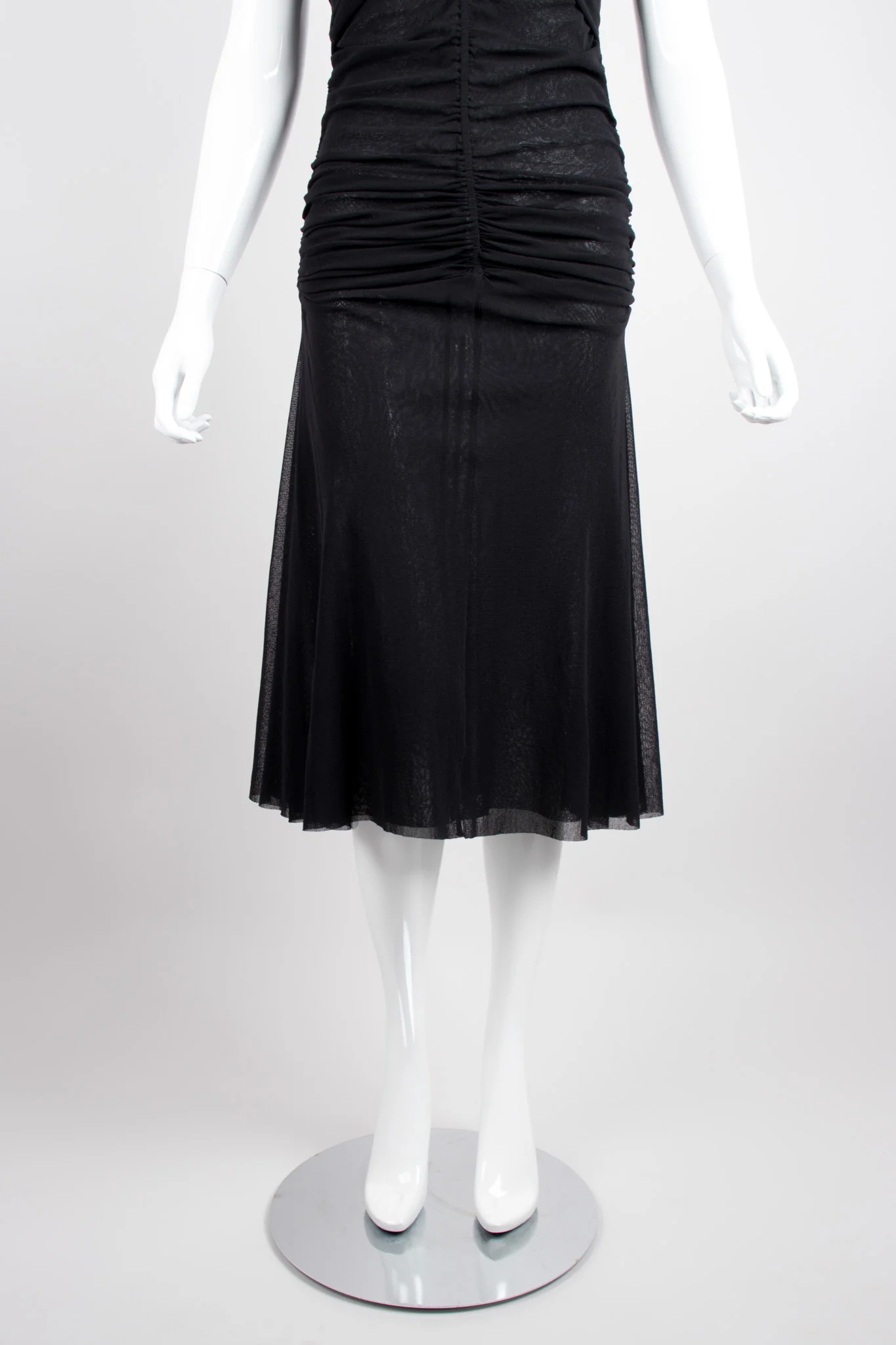 Soleil Ruched Mesh Dress - Image 10