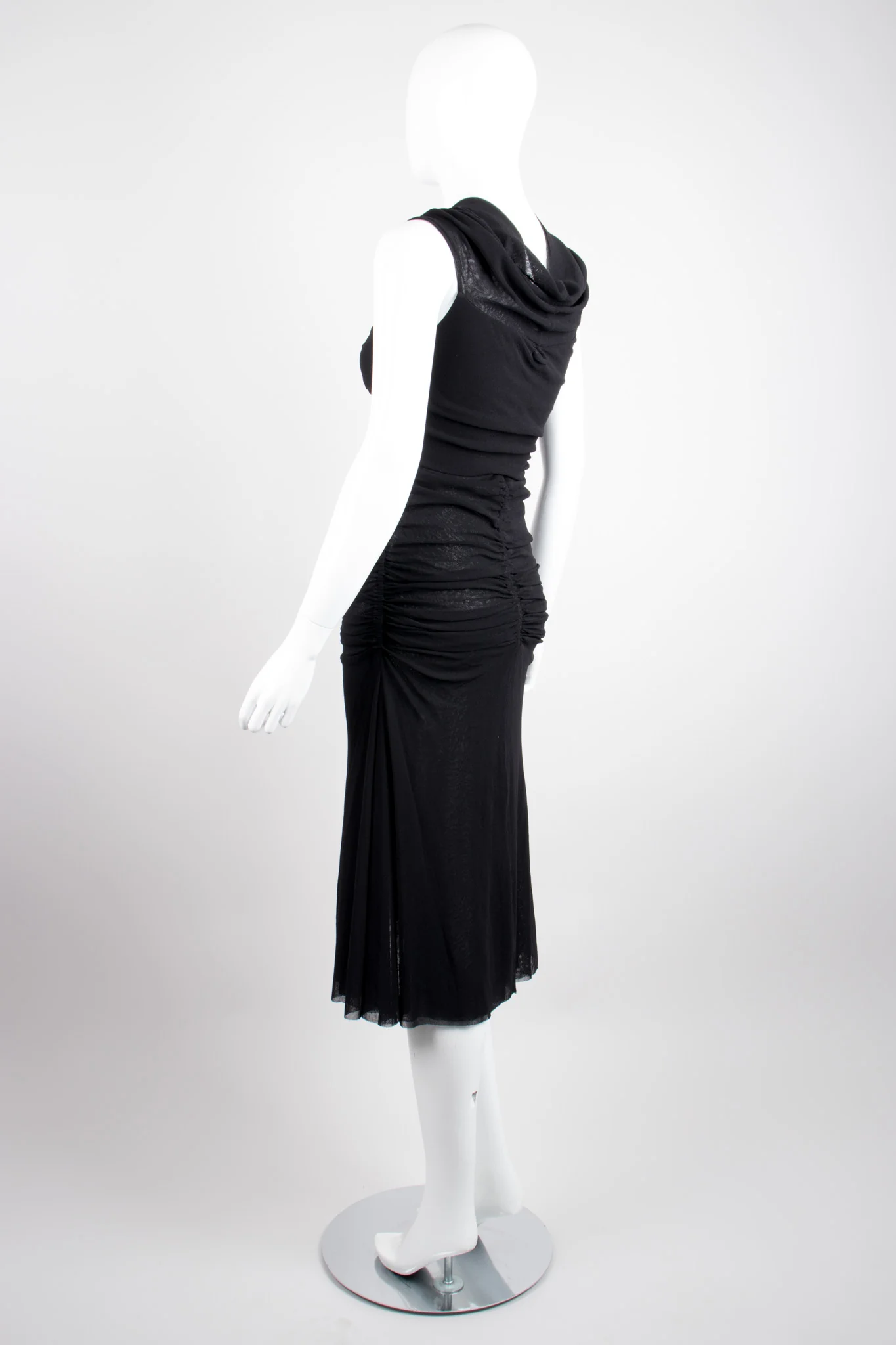Soleil Ruched Mesh Dress - Image 6
