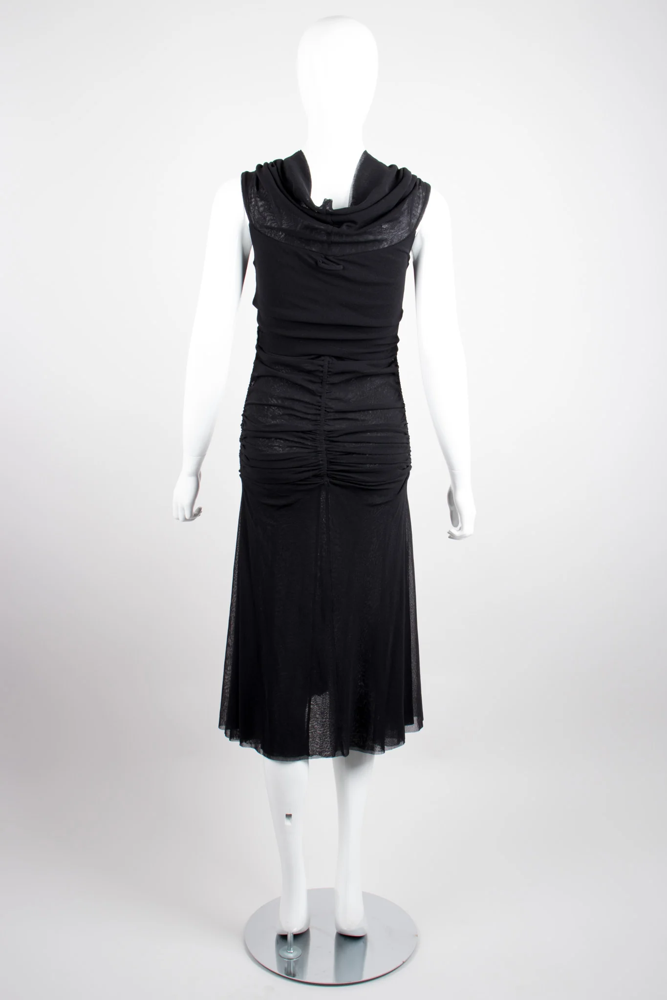 Soleil Ruched Mesh Dress - Image 7