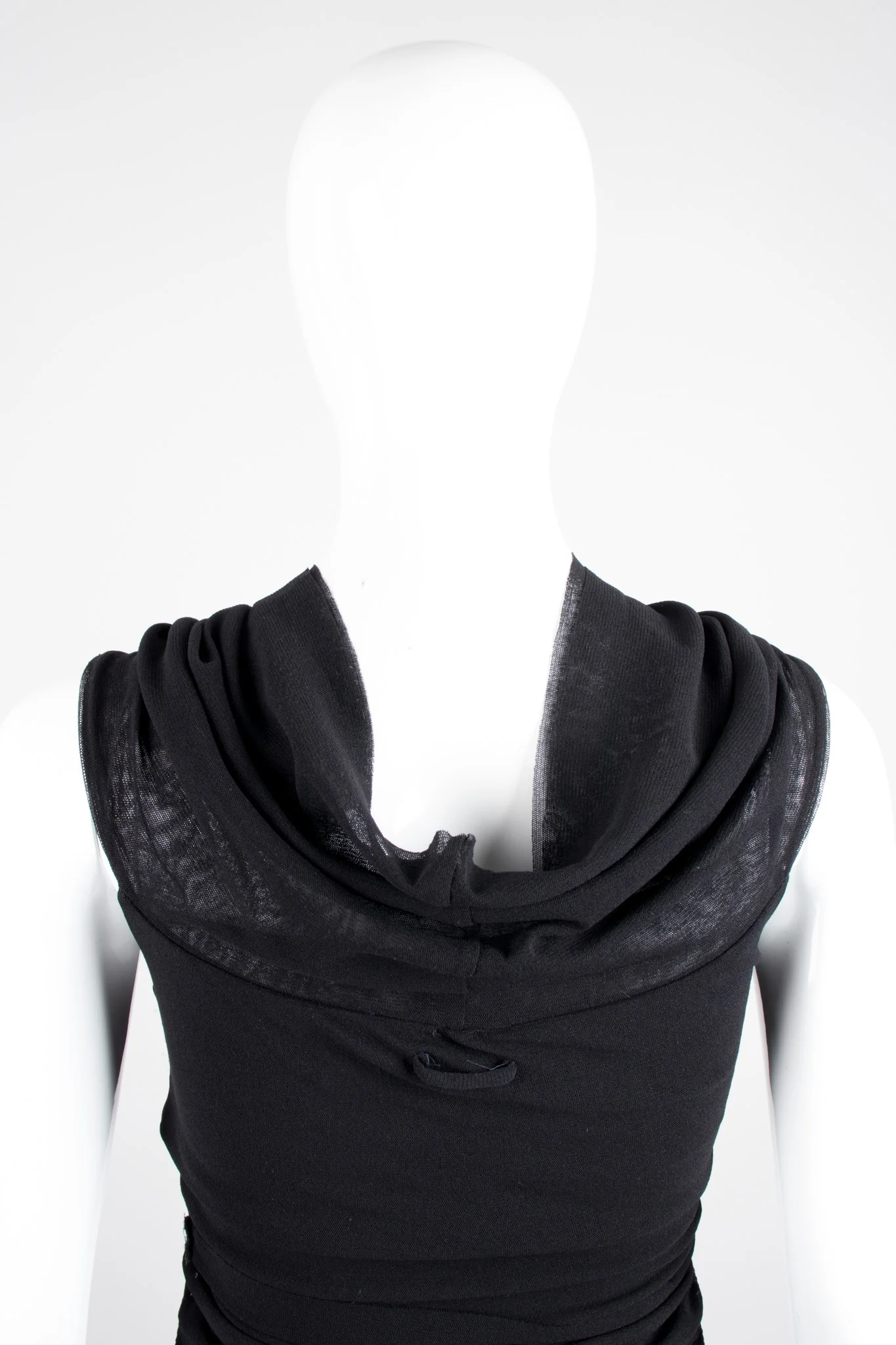 Soleil Ruched Mesh Dress - Image 8