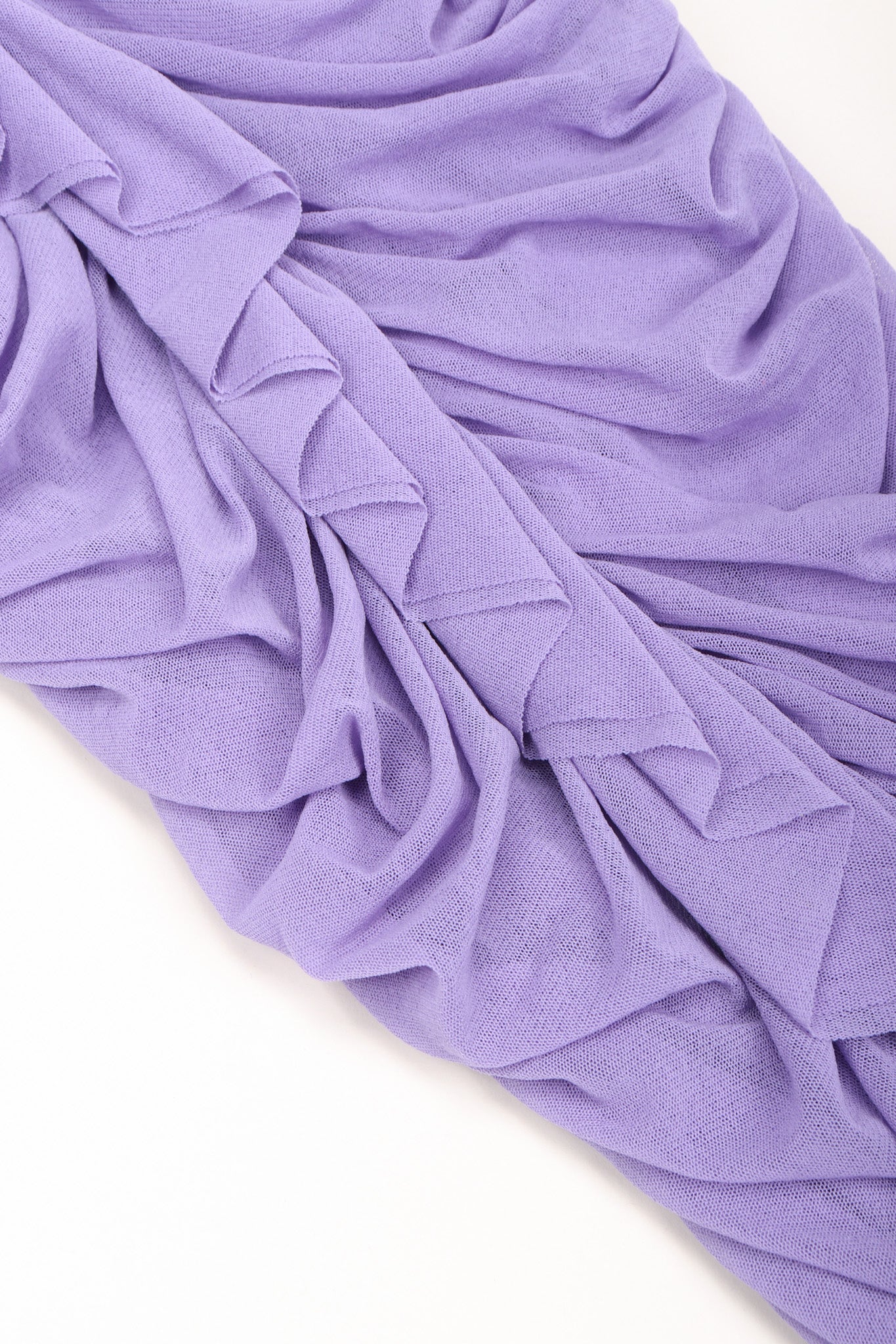 Soleil Ruched Mesh Ruffle Cuff Dress - Image 13