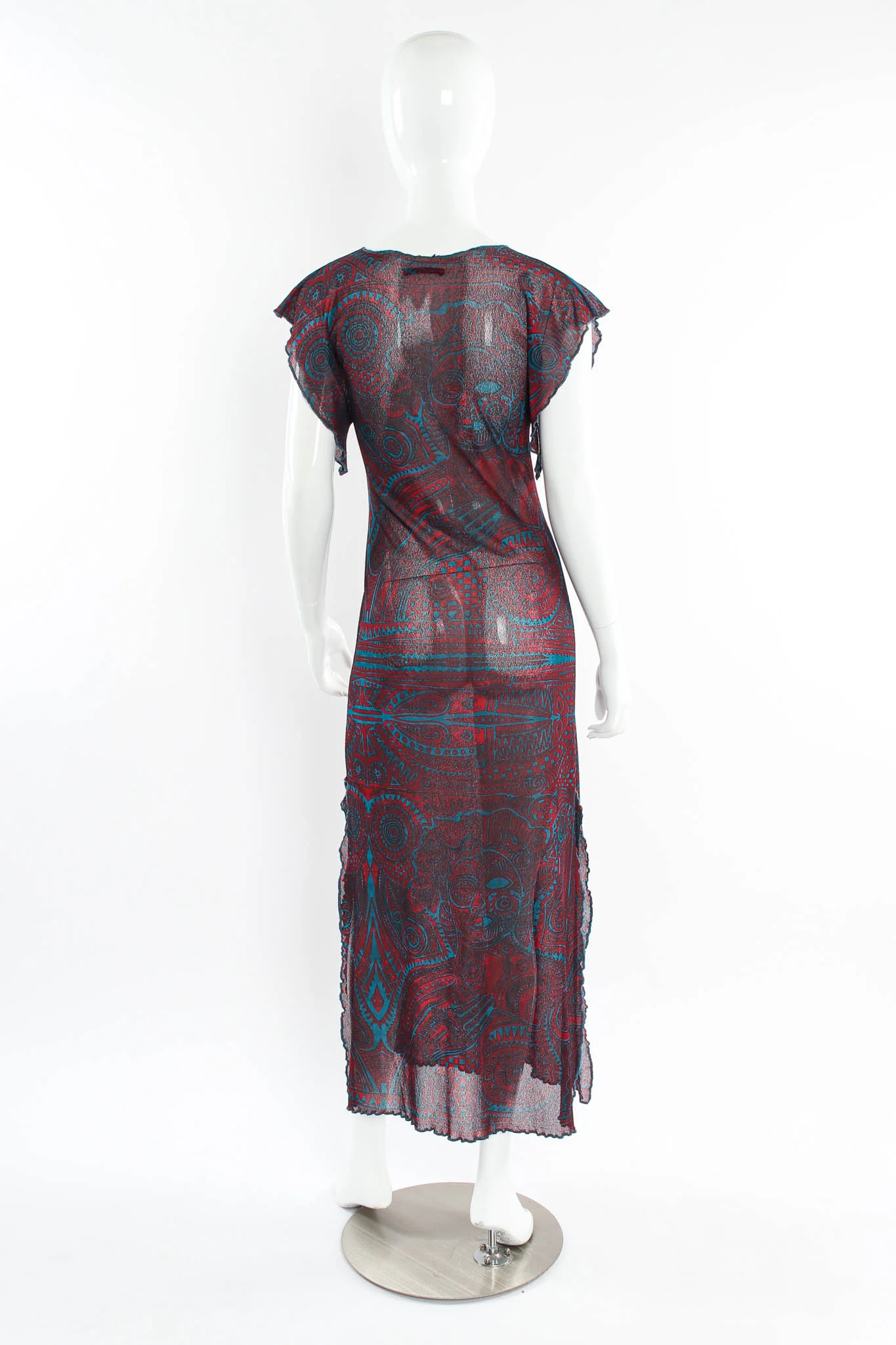 Soleil Tribal Mask Shawl & Dress Set - Image 6