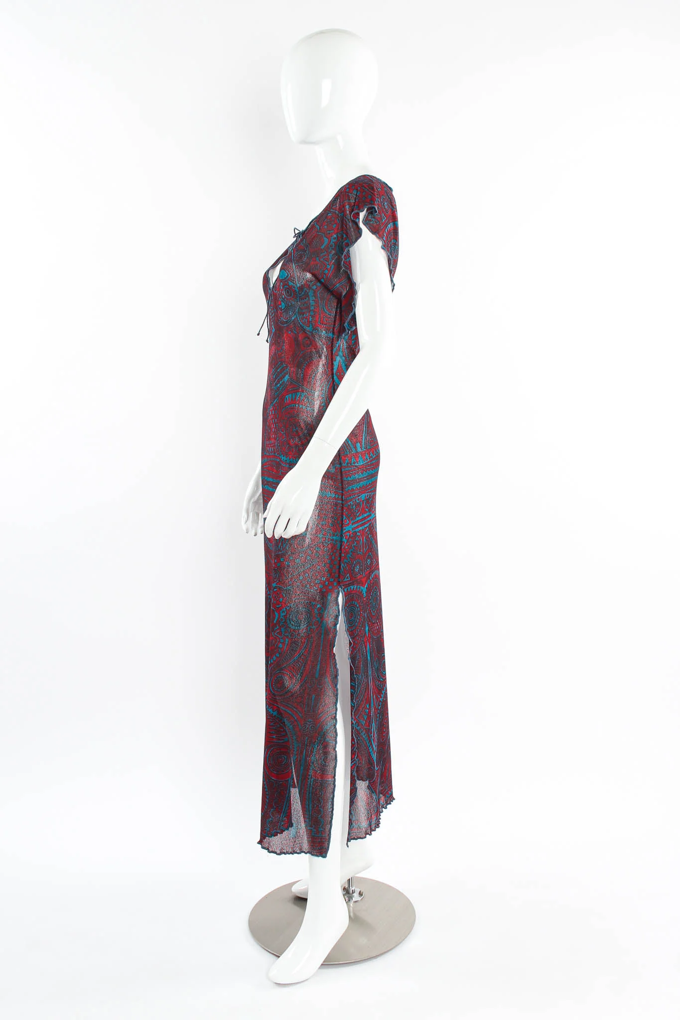 Soleil Tribal Mask Shawl & Dress Set - Image 7